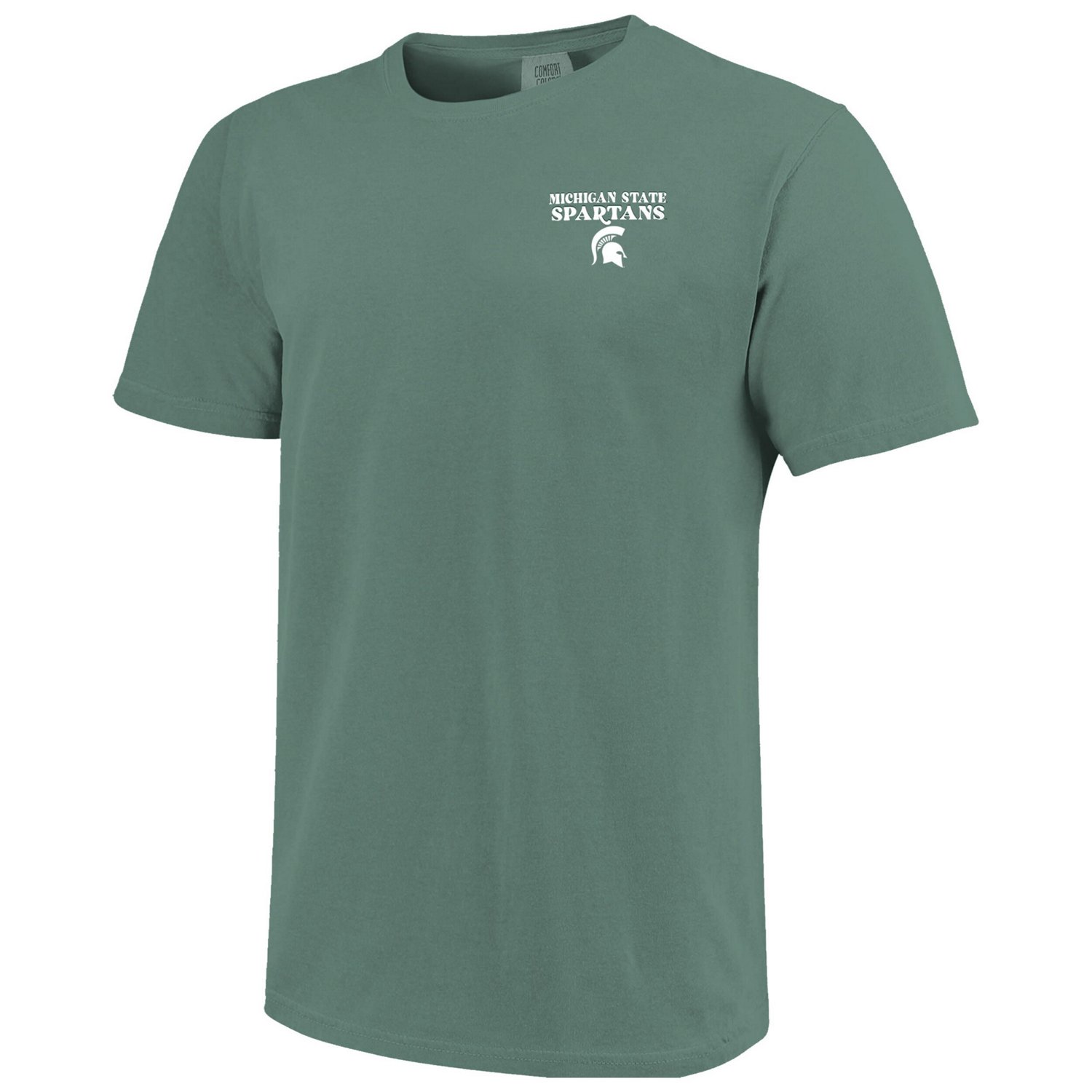Michigan State Spartans Comfort Colors Checkered Mascot T-Shirt - view number 2