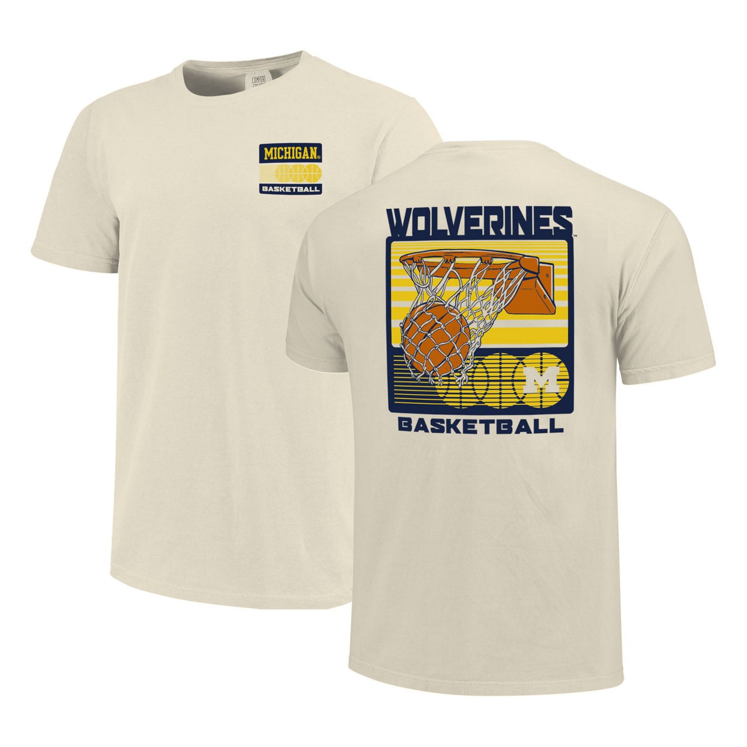 Michigan Wolverines Basketball Staredown Comfort Colors