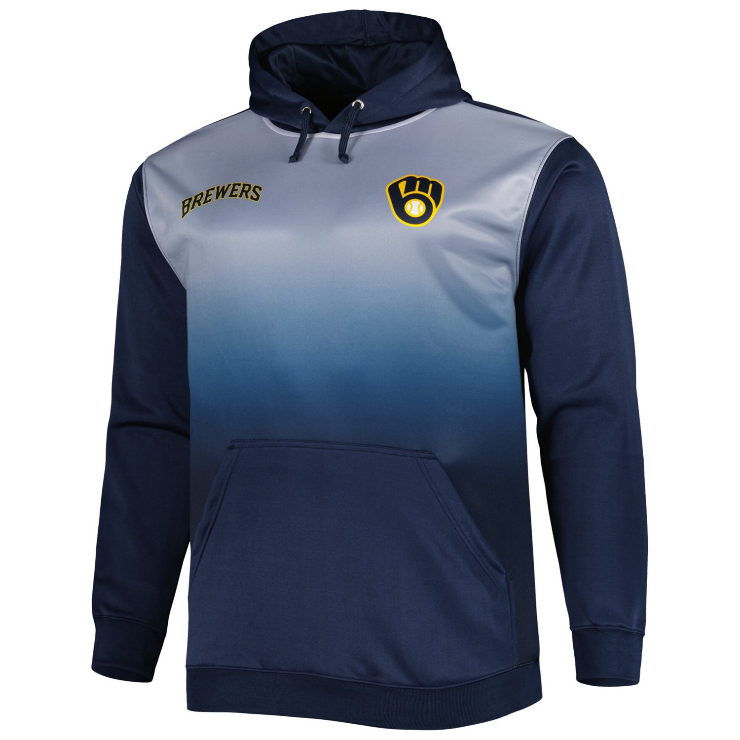 Milwaukee Brewers Fade Sublimated Fleece Pullover Hoodie - view number 2