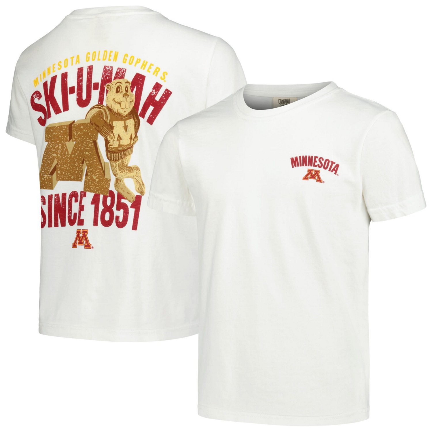 Minnesota Golden Gophers Hyperlocal Comfort Colors T-Shirt                                                                       - view number 1
