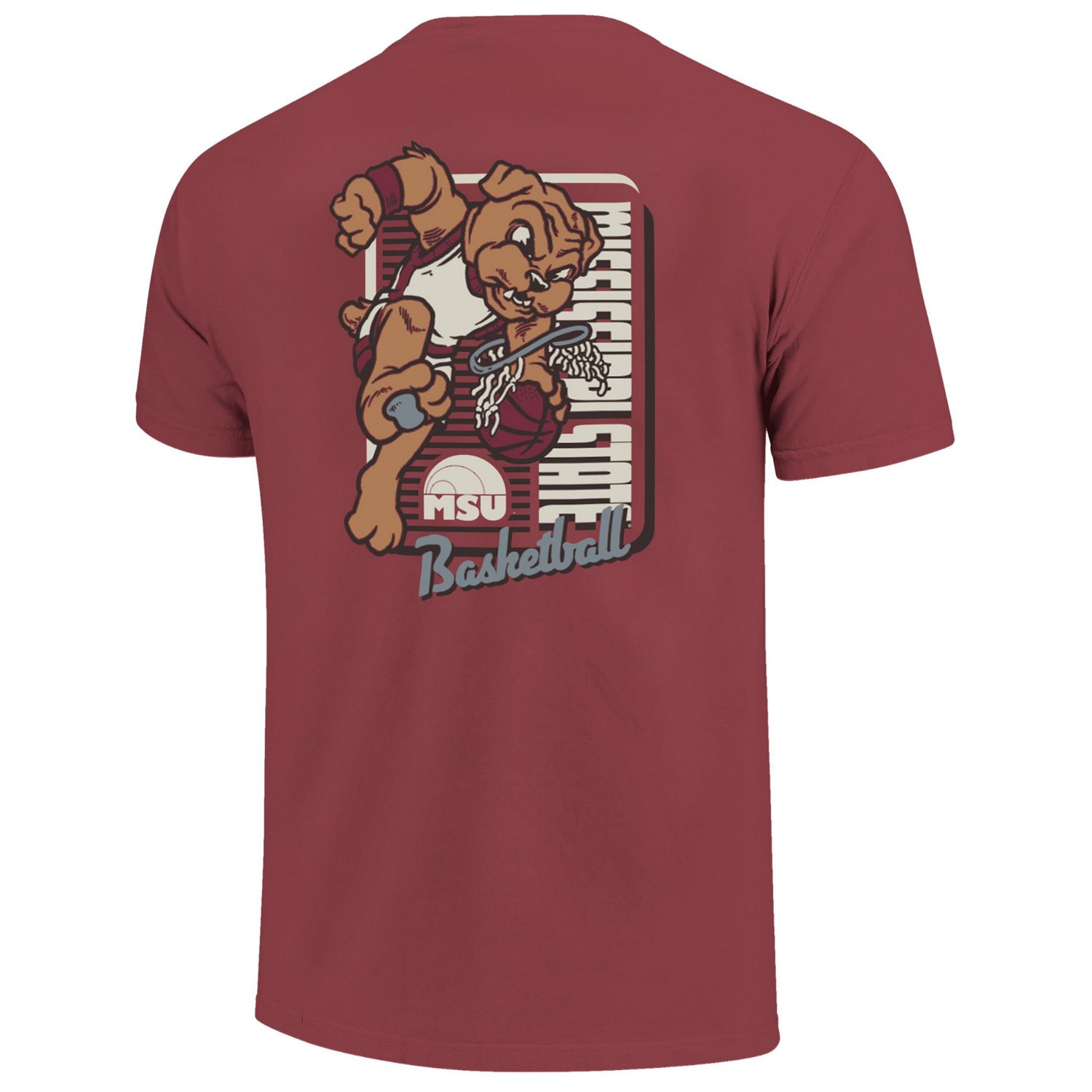 Mississippi State Bulldogs Comfort Colors Mascot Dunk T-Shirt - view number 3
