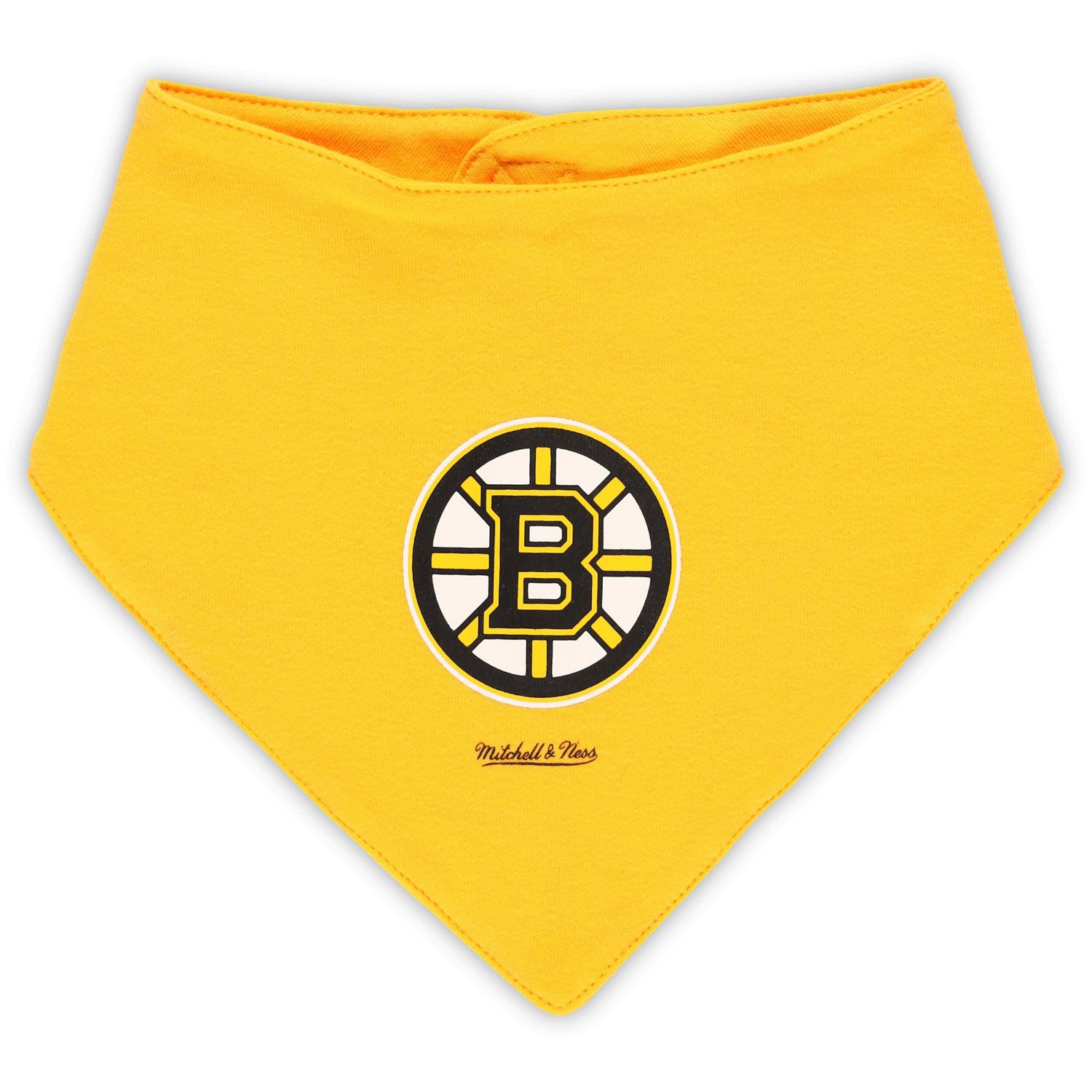 Mitchell  Ness /Black Boston Bruins Big Score 3-Pack Bodysuit Bib and Bootie Set                                                 - view number 3