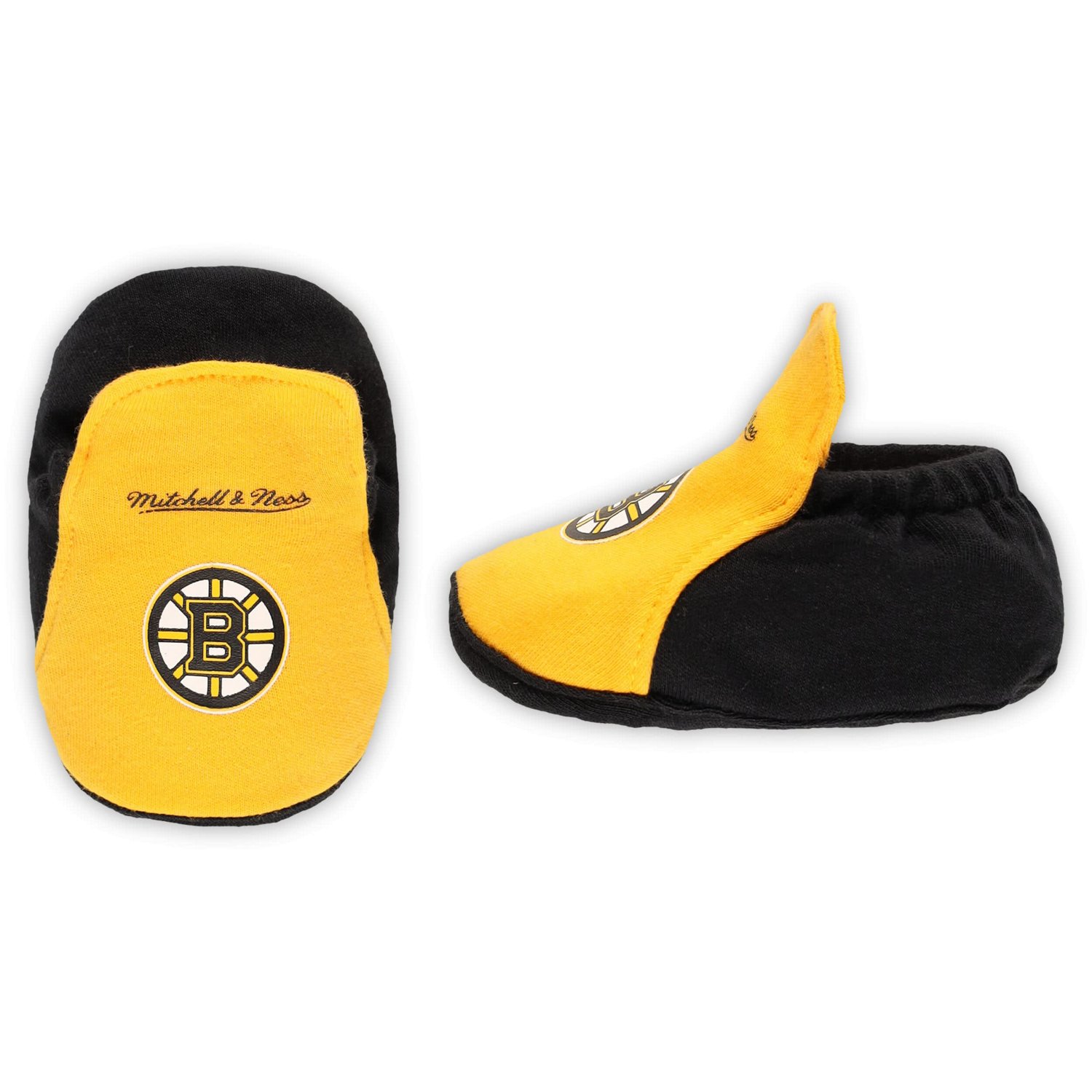 Mitchell  Ness /Black Boston Bruins Big Score 3-Pack Bodysuit Bib and Bootie Set                                                 - view number 4