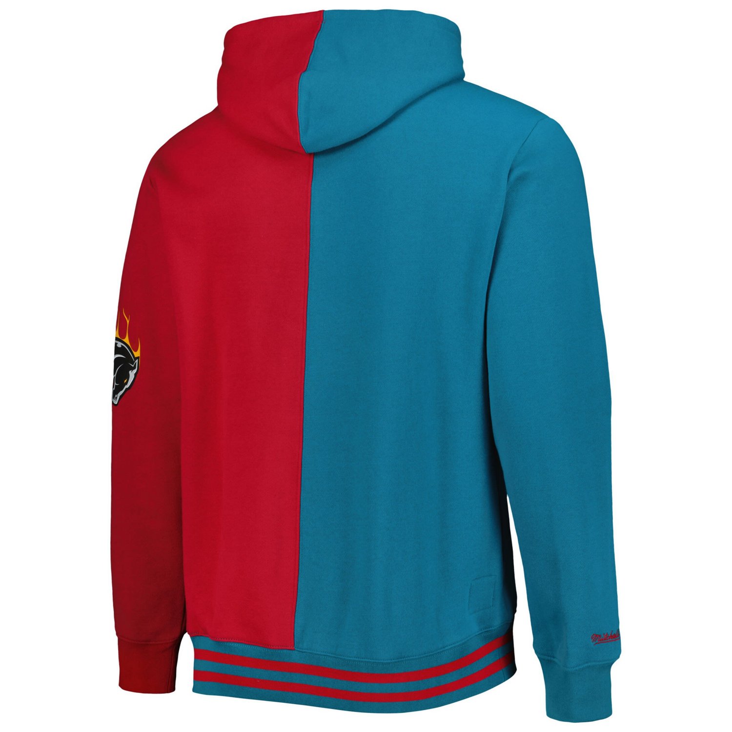 Mitchell  Ness /Red Detroit Pistons Big  Tall Hardwood Classics Split Pullover Hoodie                                            - view number 3