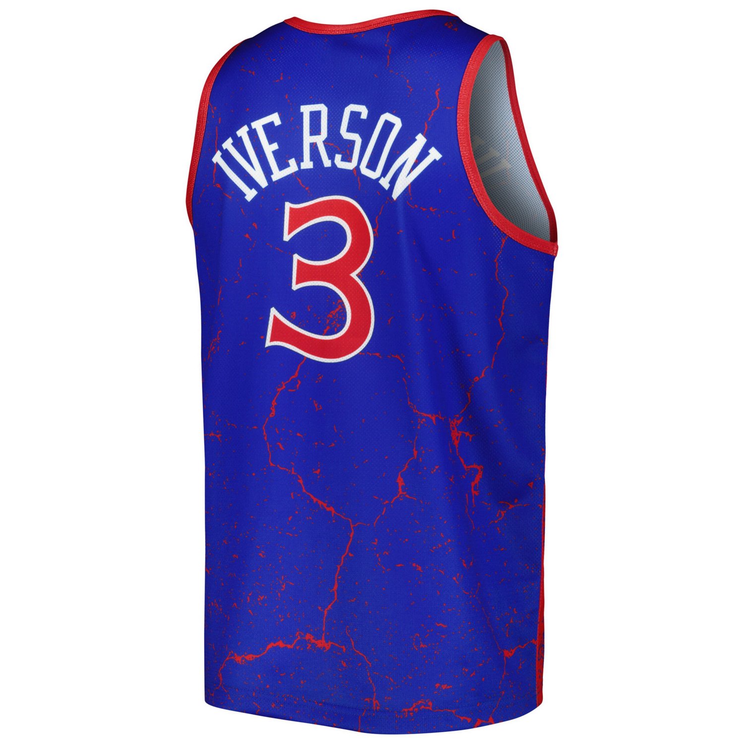 Mitchell  Ness Allen Iverson Philadelphia 76ers 1996-97 Hardwood Classics Player Burst Tank Top