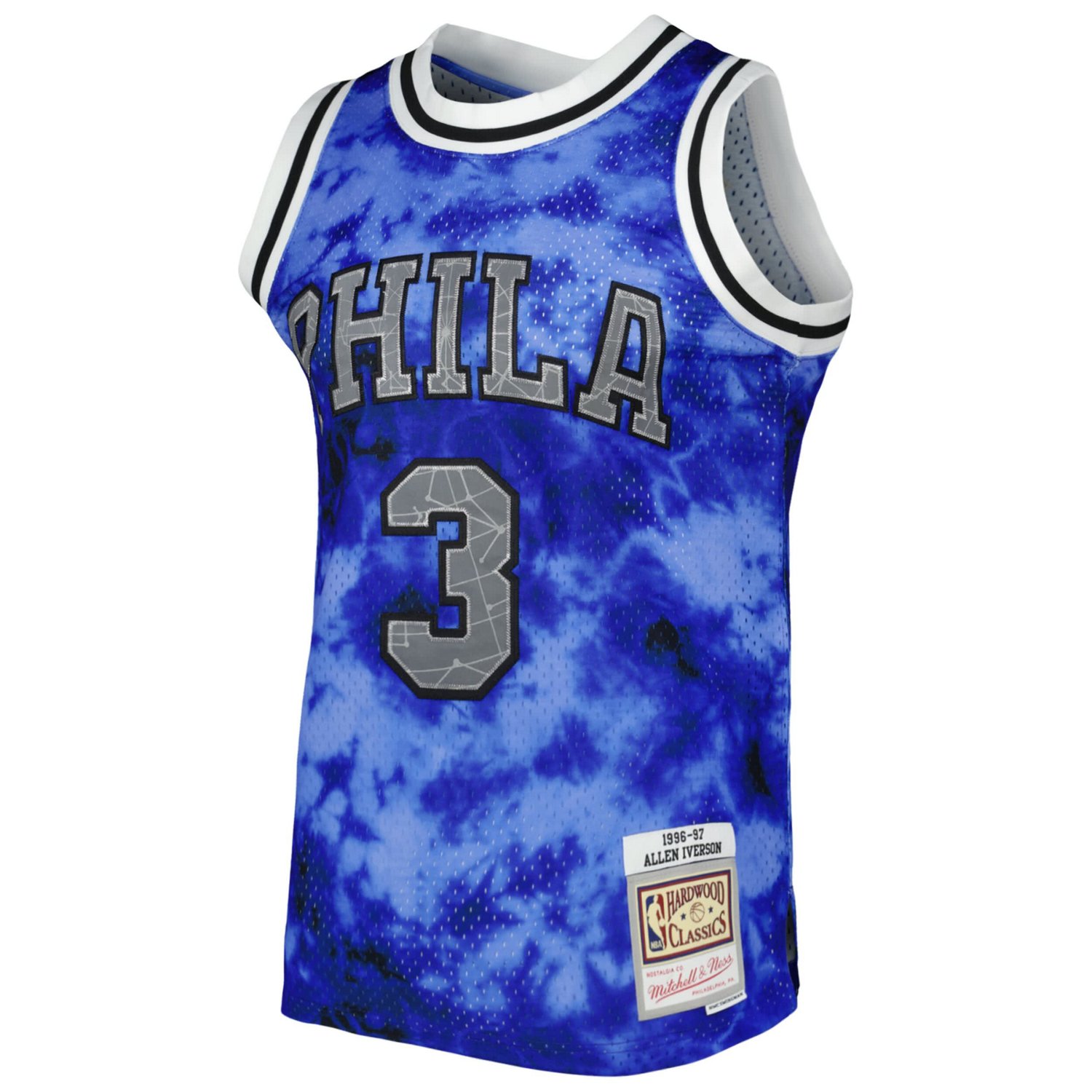 Mitchell  Ness Allen Iverson Philadelphia 76ers 1996/97 Galaxy Swingman Jersey                                                   - view number 2