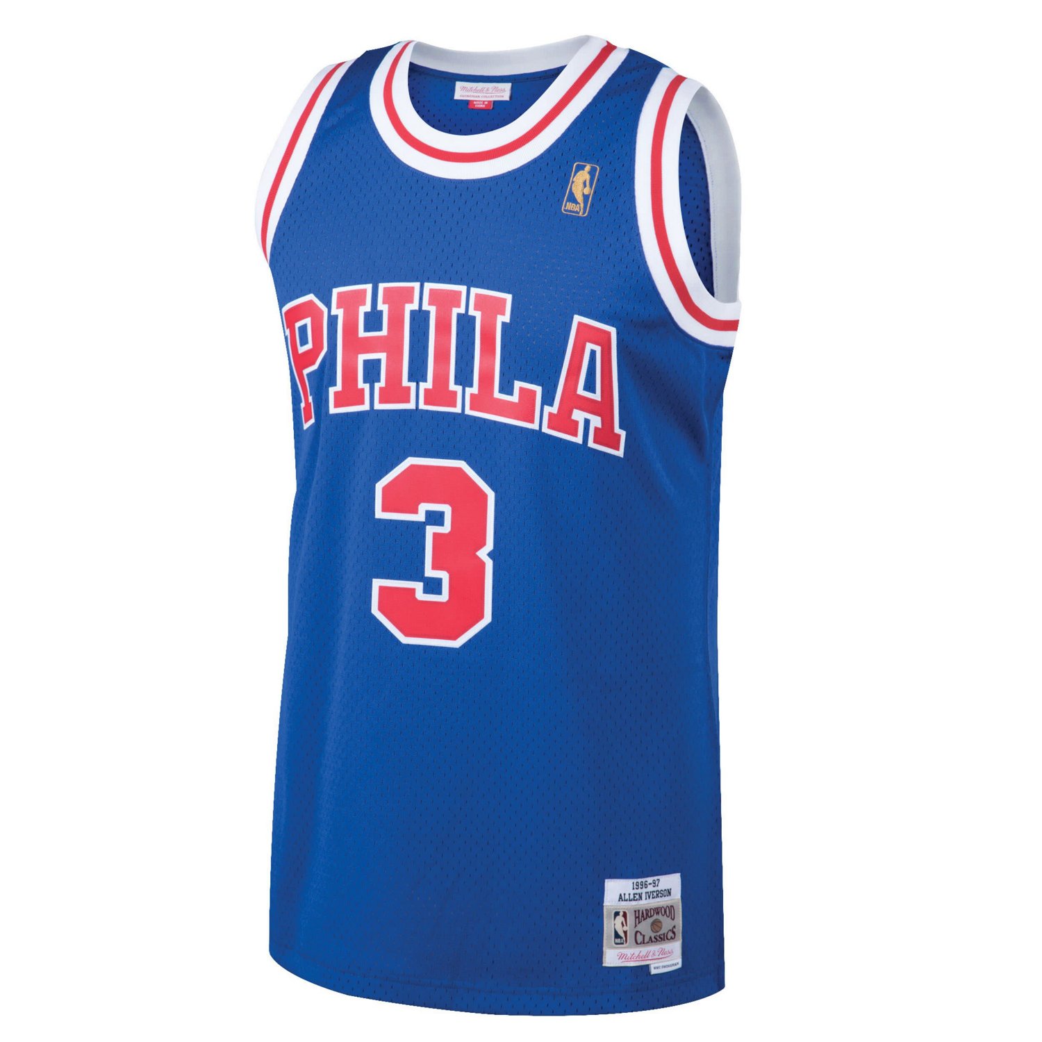 Mitchell  Ness Allen Iverson Philadelphia 76ers 1996/97 Hardwood Classics Swingman Jersey                                        - view number 2