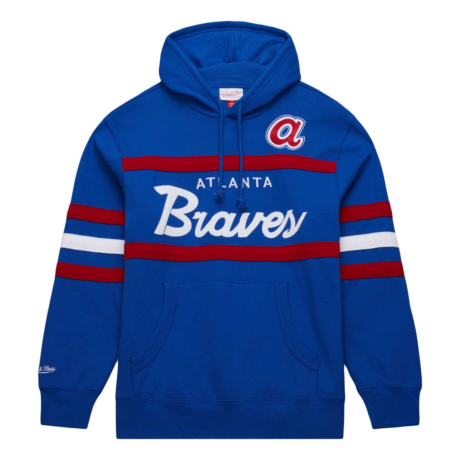 Mitchell  Ness Atlanta Braves Head Coach Pullover Hoodie