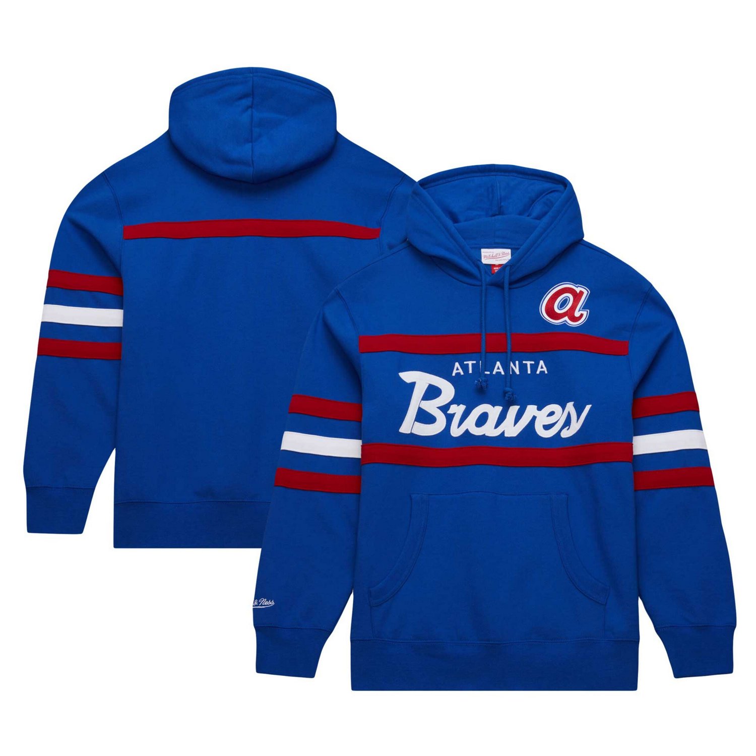 Mitchell  Ness Atlanta Braves Head Coach Pullover Hoodie