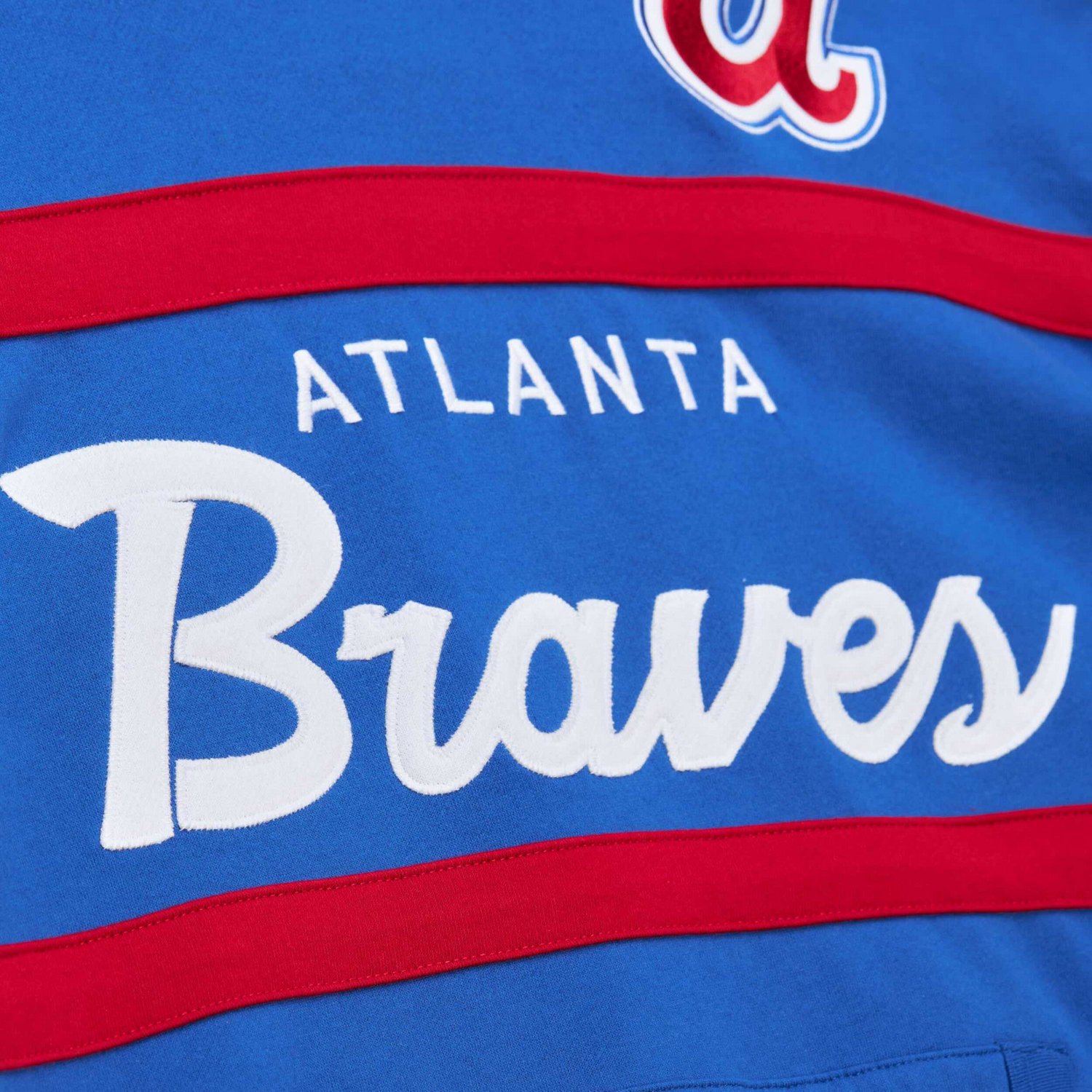 Mitchell  Ness Atlanta Braves Head Coach Pullover Hoodie - view number 4