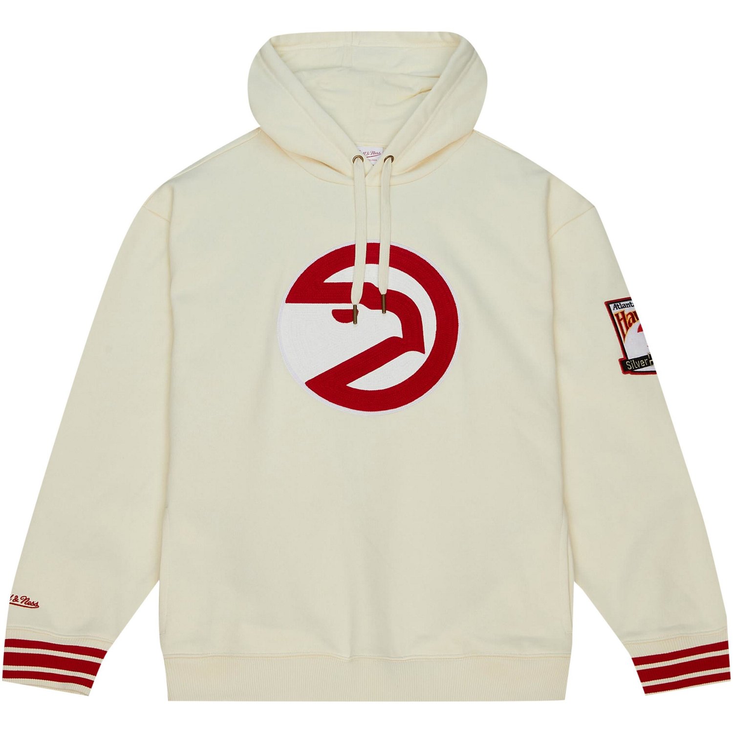 Mitchell  Ness Atlanta Hawks Felt Chainstitch Pullover Hoodie - view number 2