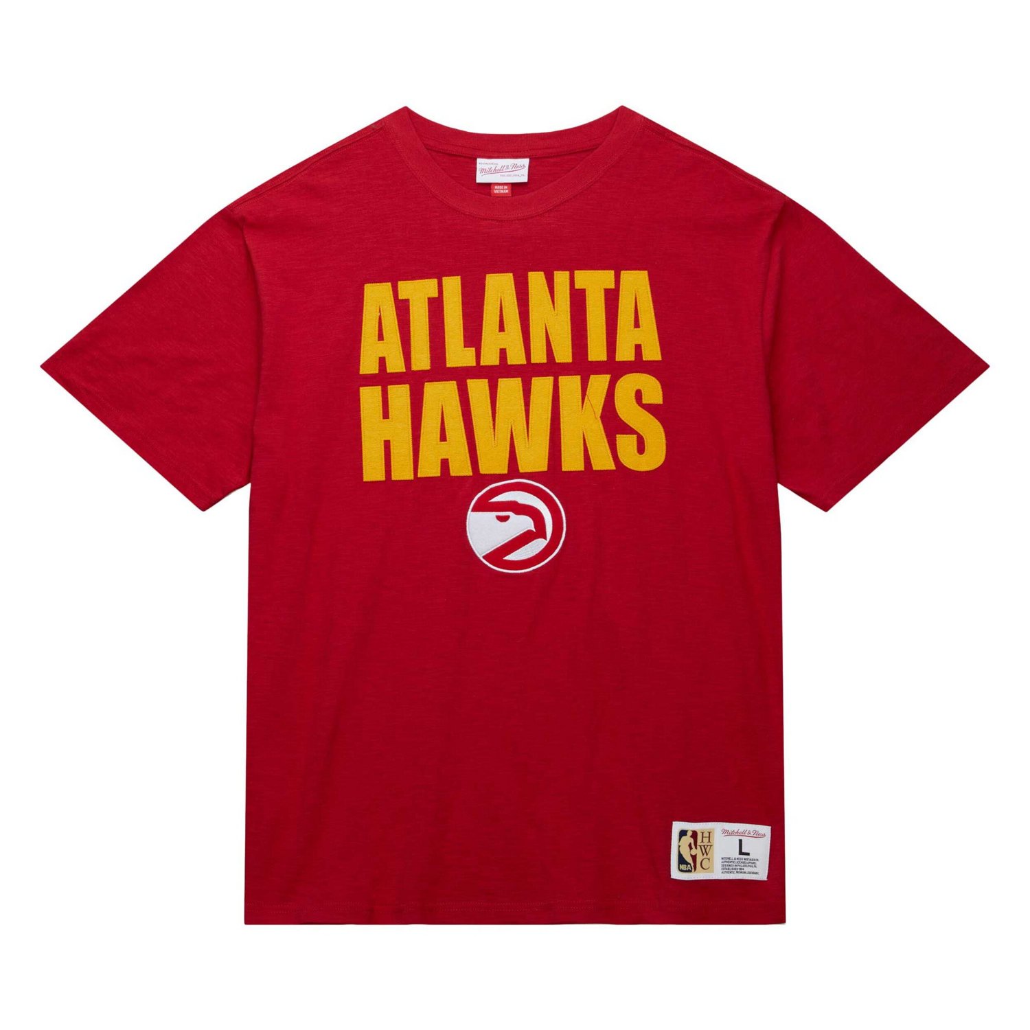 Mitchell  Ness Atlanta Hawks Hardwood Classics Legendary Slub T-Shirt                                                            - view number 2