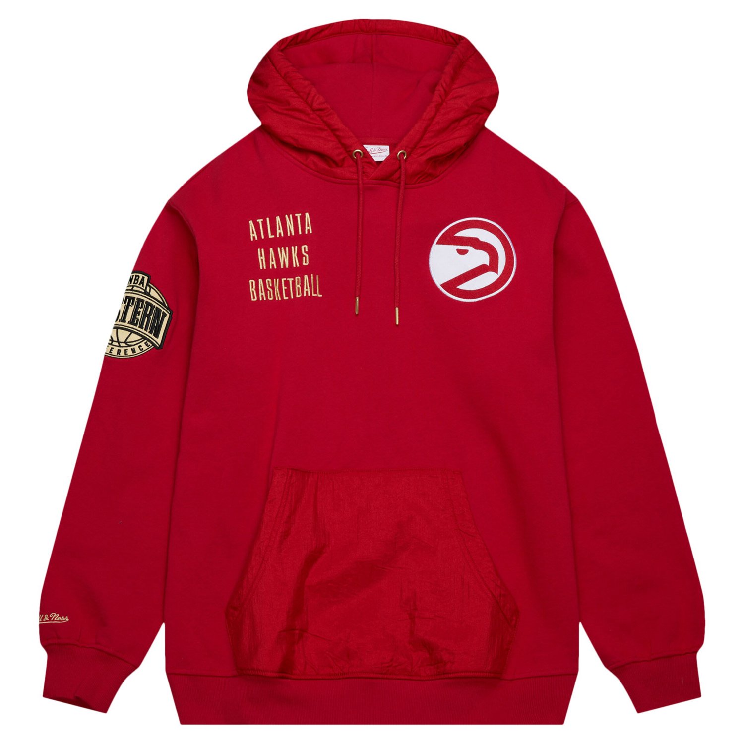 Mitchell  Ness Atlanta Hawks Team OG 20 Vintage Logo Fleece Pullover Hoodie - view number 2