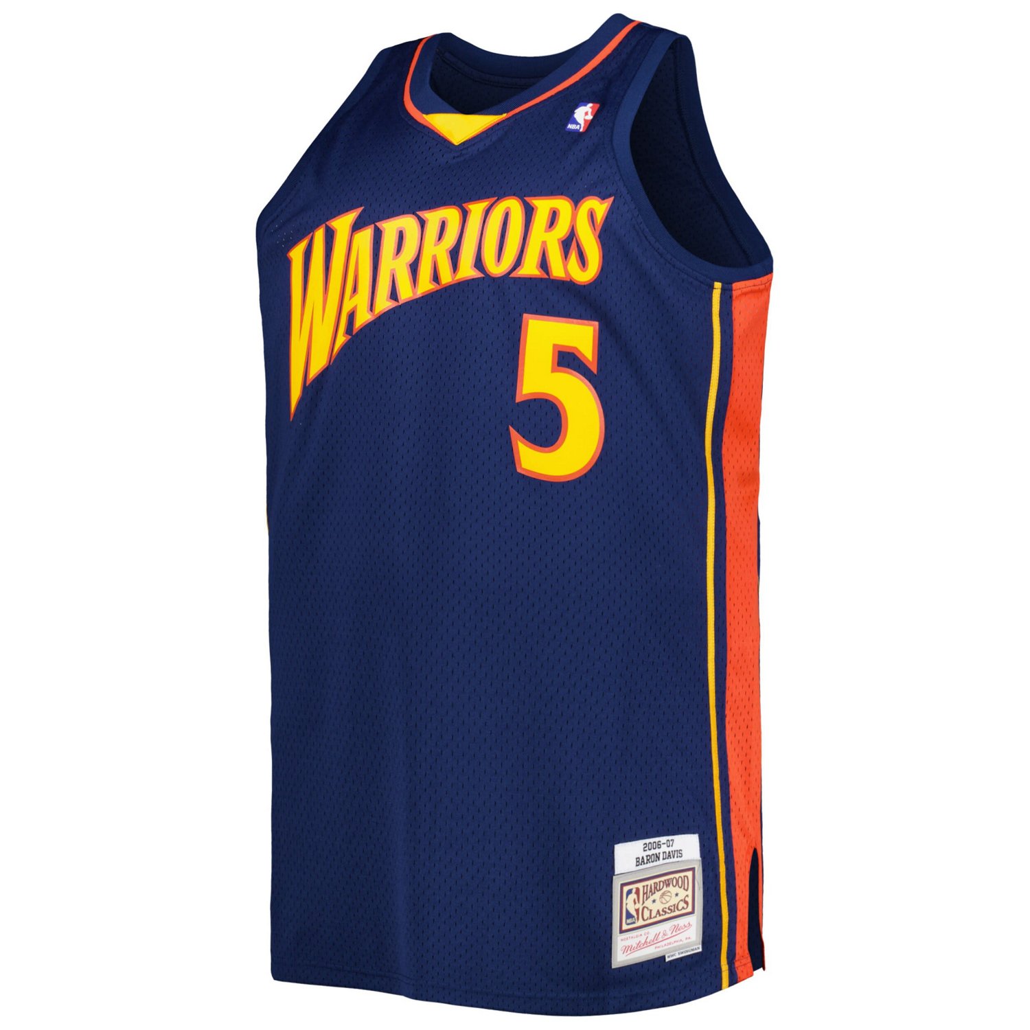 Mitchell  Ness Baron Davis Golden State Warriors Big  Tall Hardwood Classics 2006/07 Swingman Jersey                             - view number 2