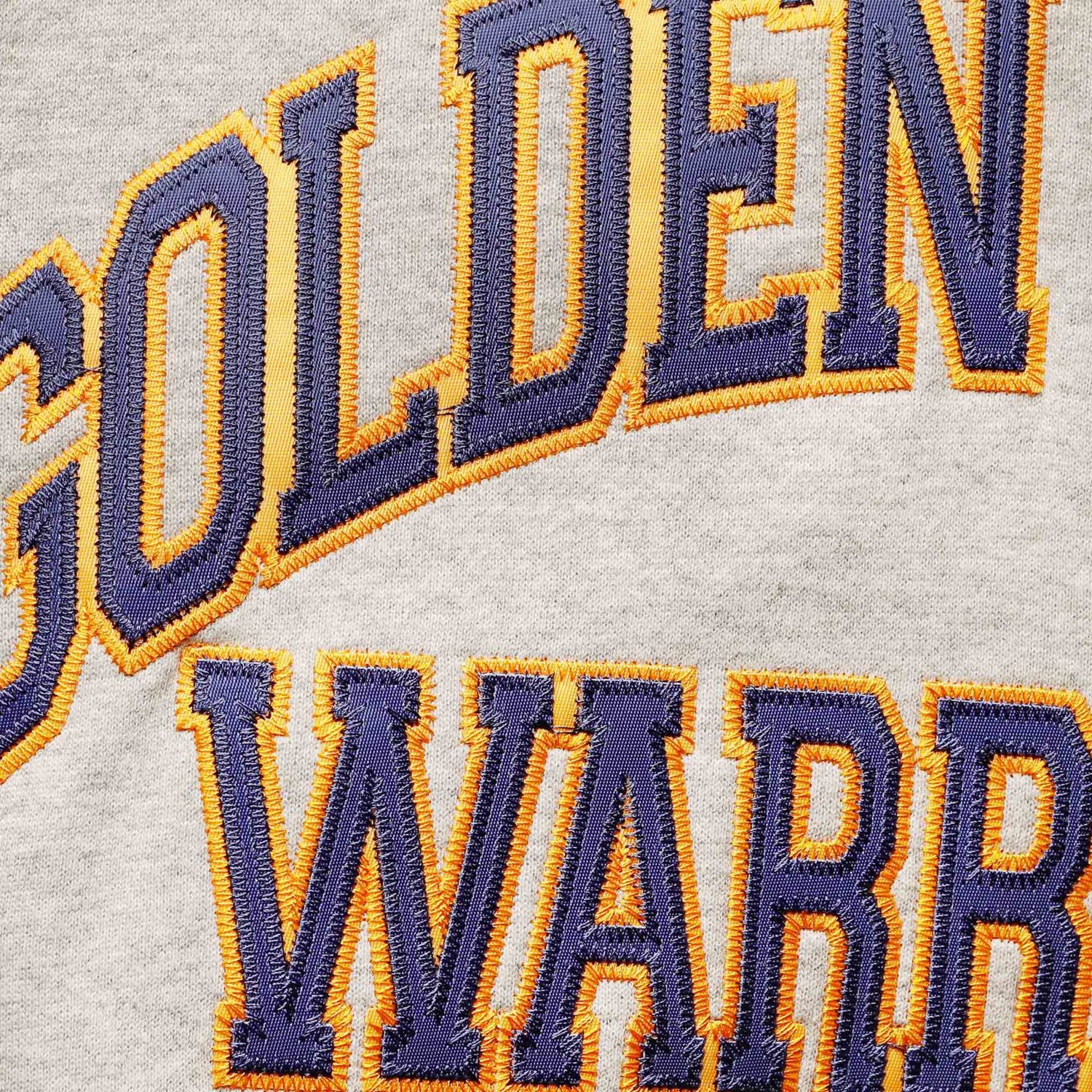 Mitchell  Ness Baron Davis Heathered Gray Golden State Warriors Big Tall Name Number Pullover Hoodie