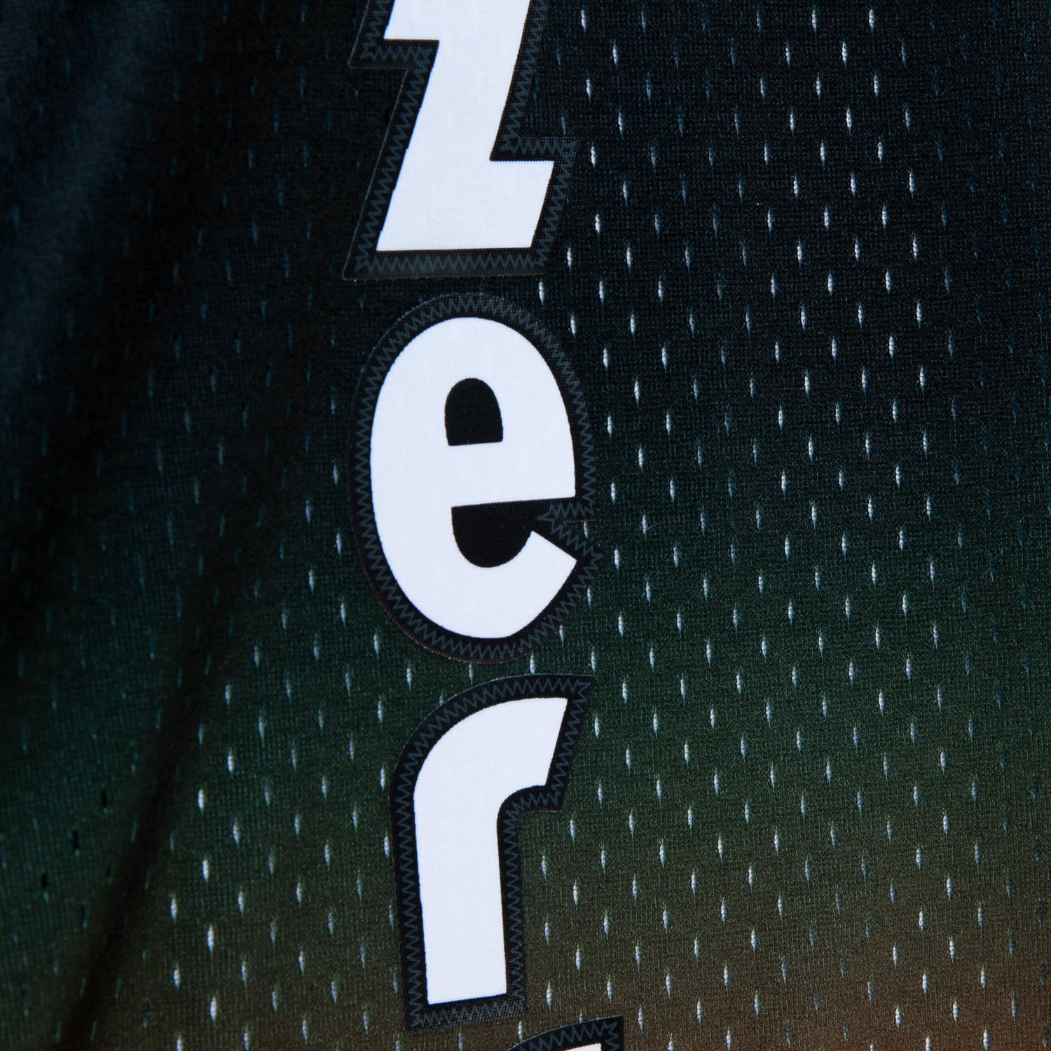 Mitchell  Ness Bill Walton /Black Portland Trail Blazers 1976/77 Hardwood Classics Fadeaway Swingman Player Jersey               - view number 4