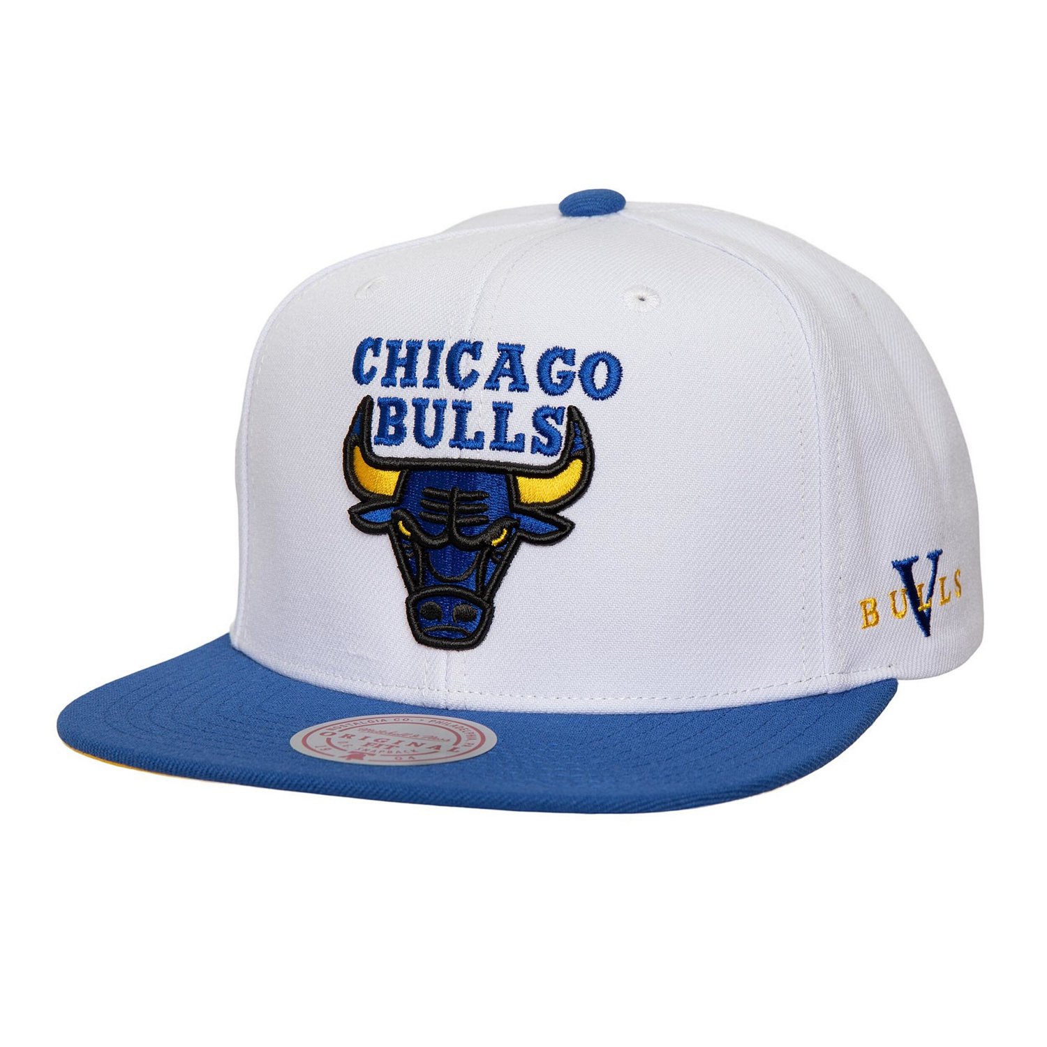 Mitchell  Ness Blue Chicago Bulls Core V Snapback Hat                                                                            - view number 1