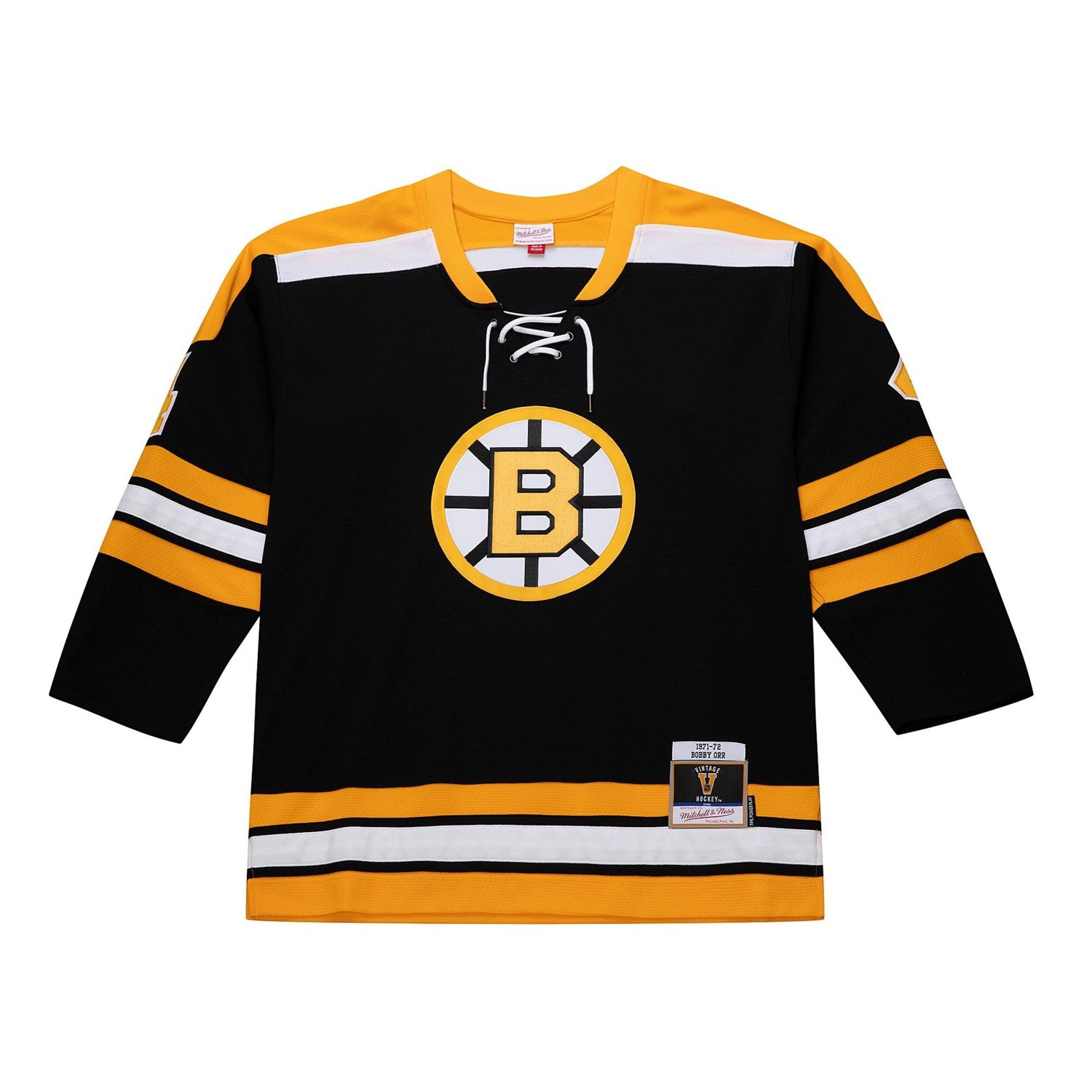 Mitchell  Ness Bobby Orr Boston Bruins Big  Tall 1971 72 Blue Line 20 Jersey - view number 2