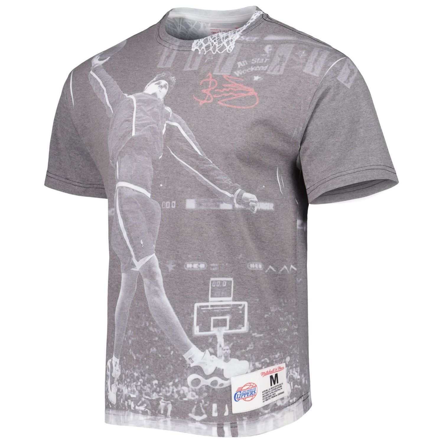 Mitchell  Ness Brent Barry LA Clippers Above The Rim T-Shirt                                                                     - view number 2