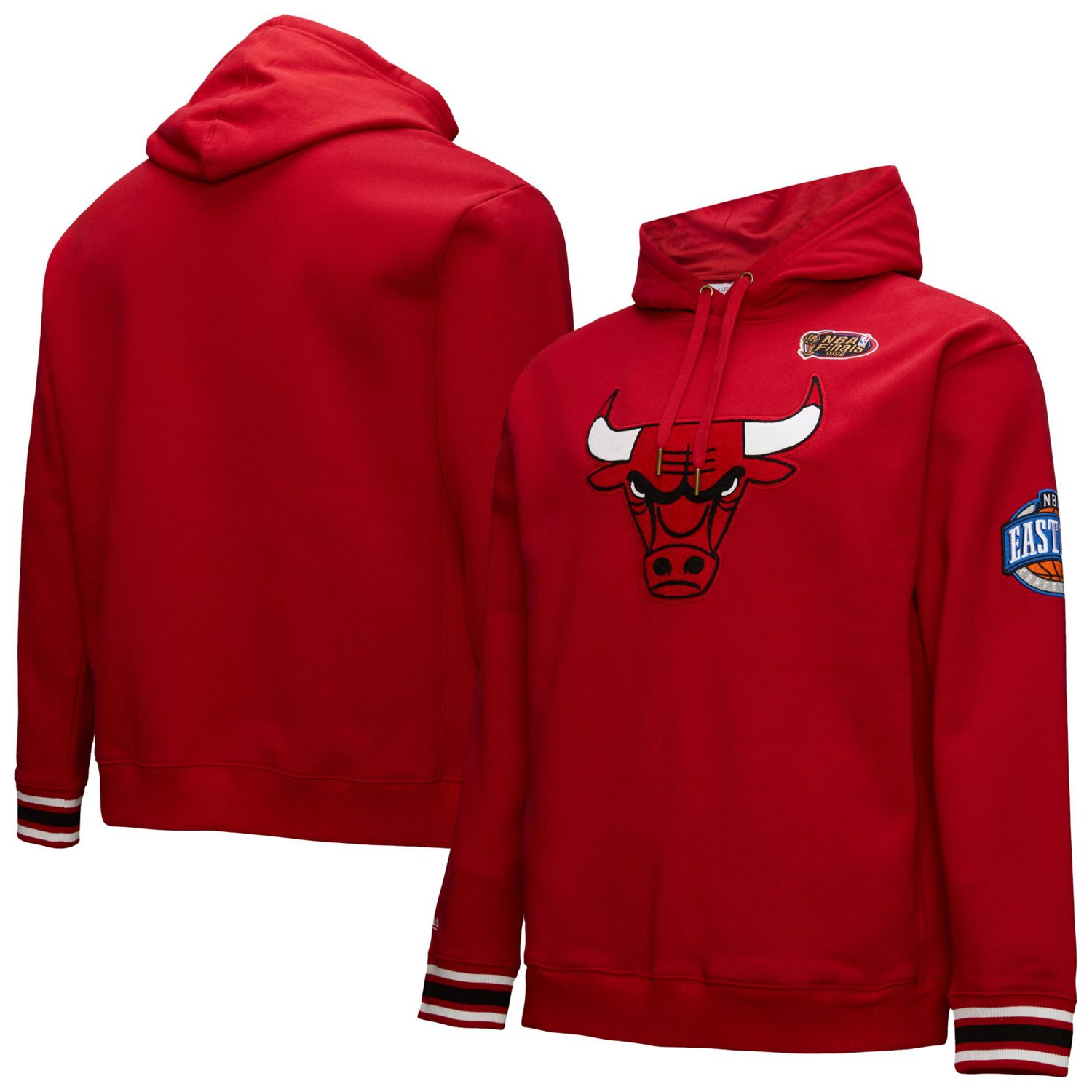 Mitchell  Ness Chicago Bulls Hardwood Classics Chainstitch Vintage Heavyweight Pullover Hoodie - view number 1