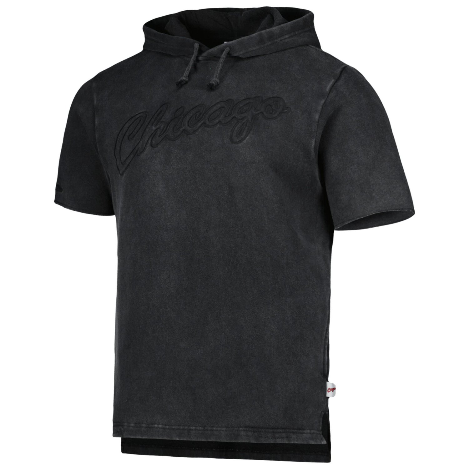 Mitchell Ness Chicago Bulls Tonal Short Sleeve Pullover Hoodie Academy