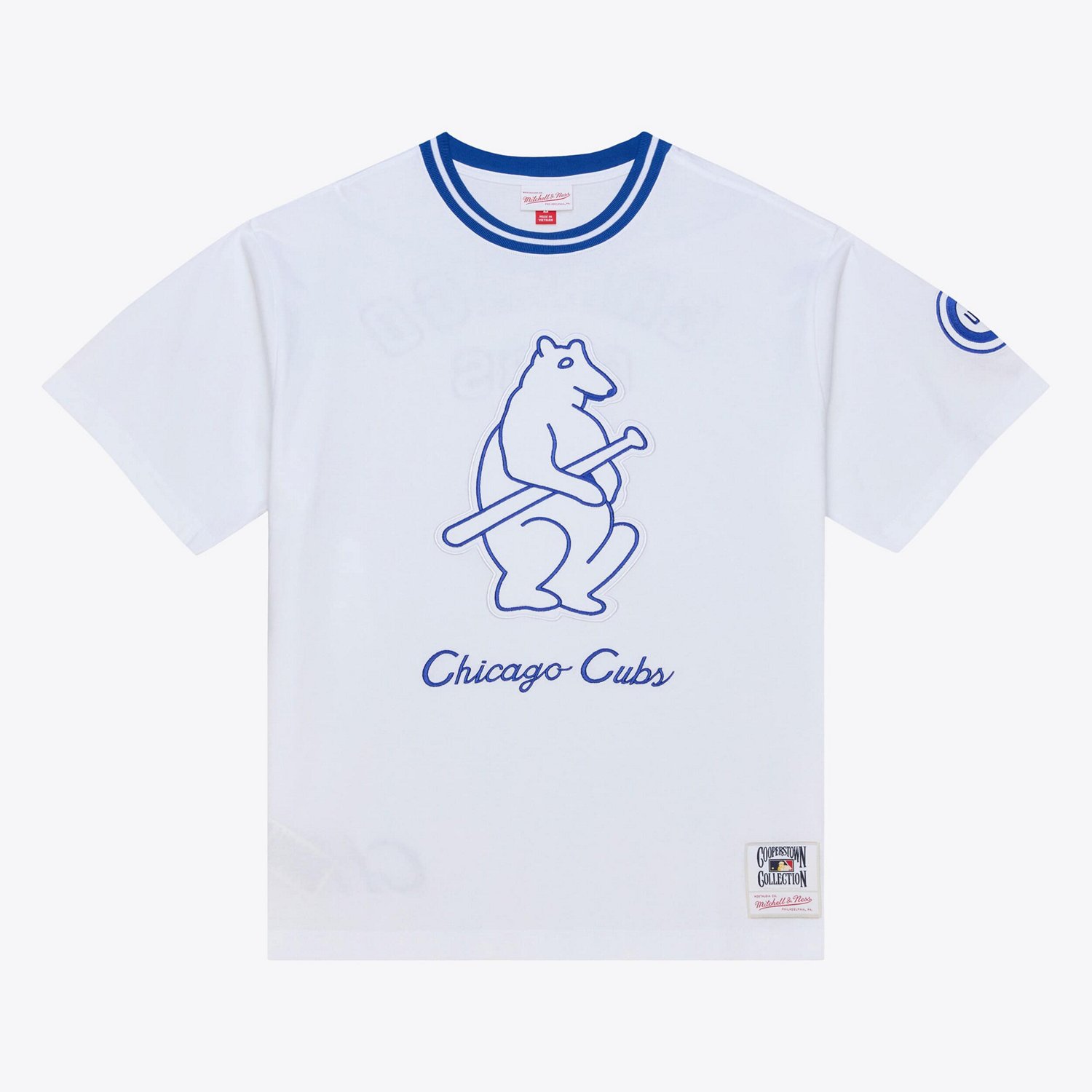 Mitchell  Ness Chicago Cubs Cooperstown Collection Arctic T-Shirt