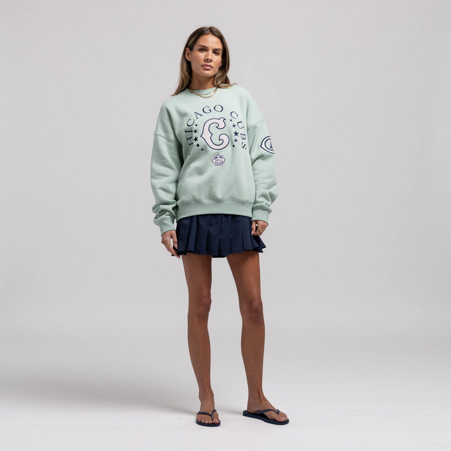 Mitchell  Ness Chicago Cubs Yacht Rock Sweatshirt