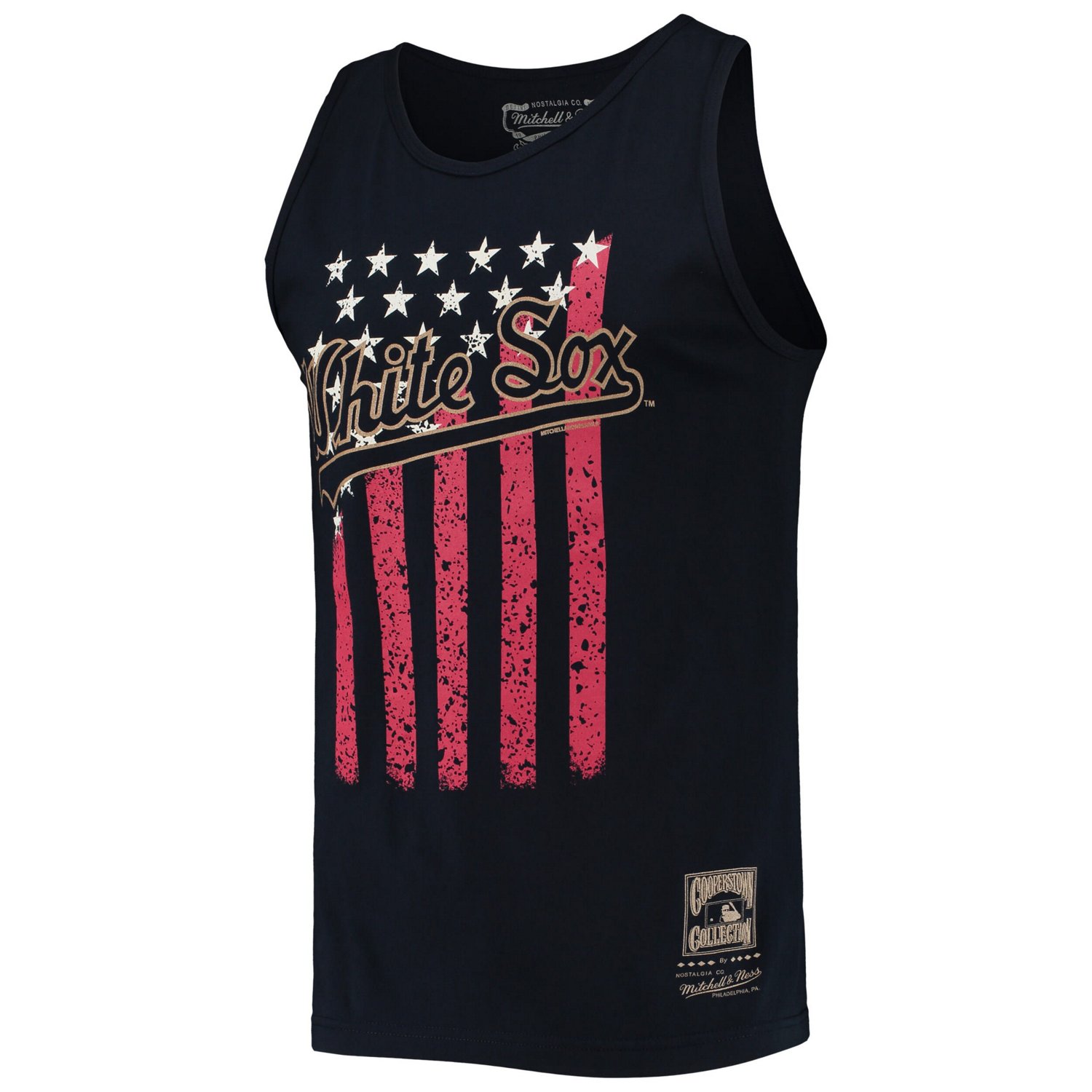 Mitchell  Ness Chicago White Sox Cooperstown Collection Stars and Stripes Tank Top - view number 2