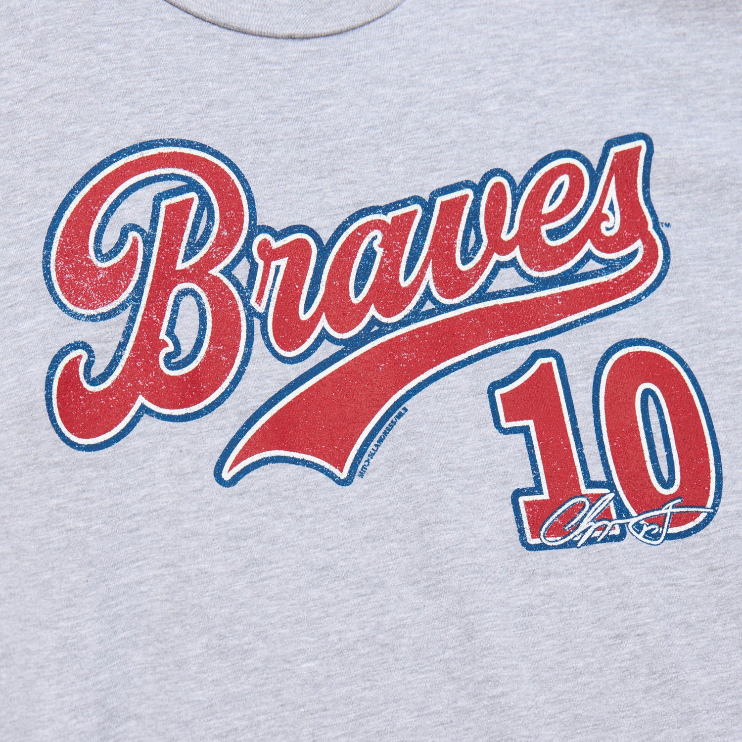 Mitchell  Ness Chipper Jones Atlanta Braves Cooperstown Collection Player T-Shirt - view number 4