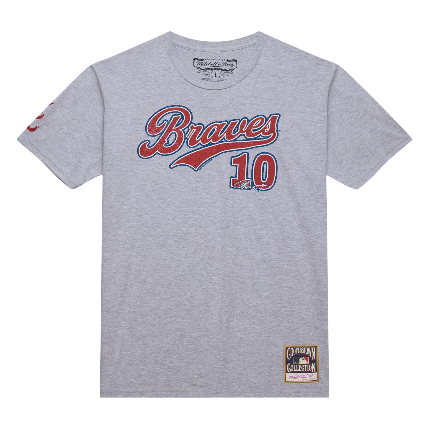 Mitchell  Ness Chipper Jones Atlanta Braves Cooperstown Collection Player T-Shirt - view number 2