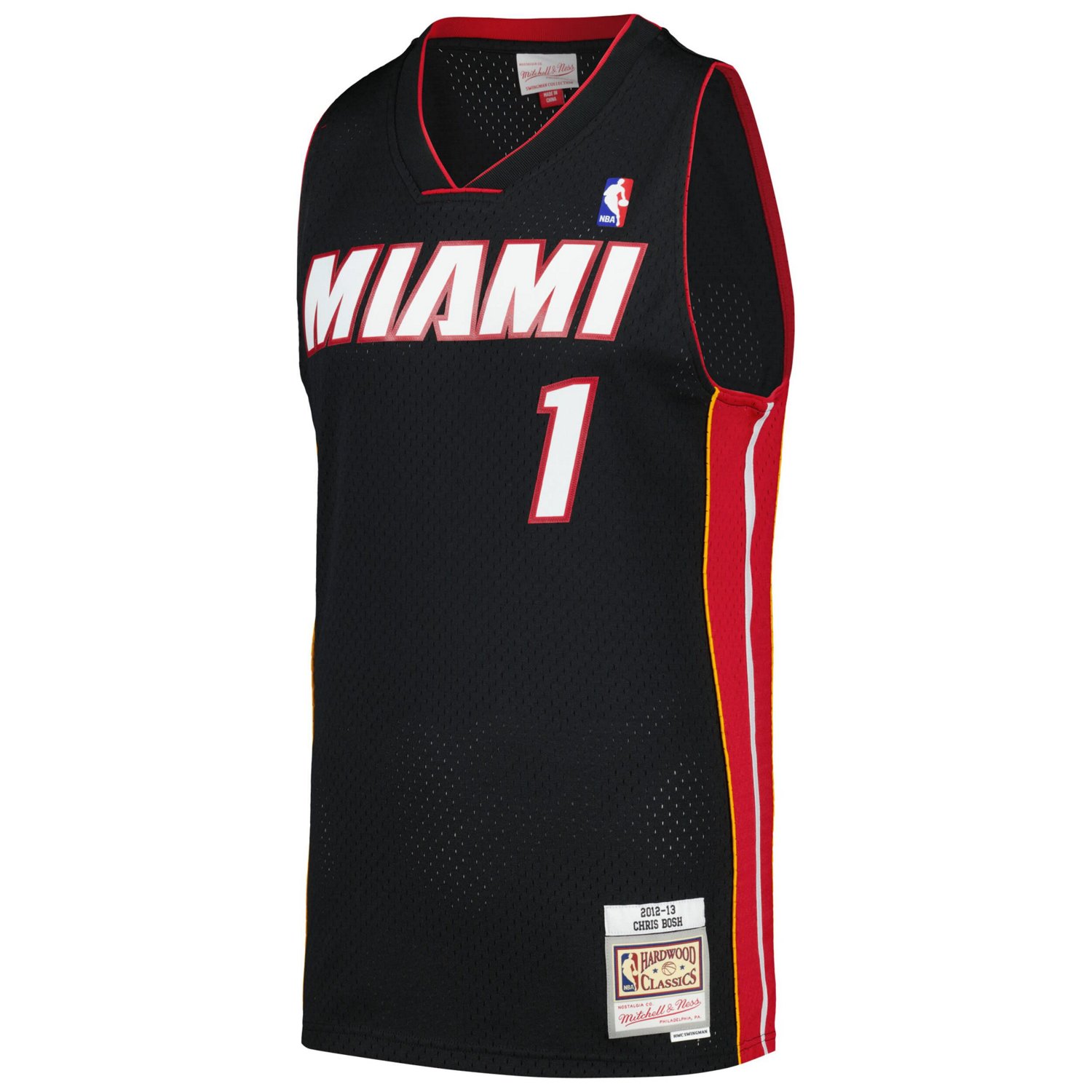 Mitchell  Ness Chris Bosh Miami Heat 2012/13 Hardwood Classics Swingman Jersey                                                   - view number 2