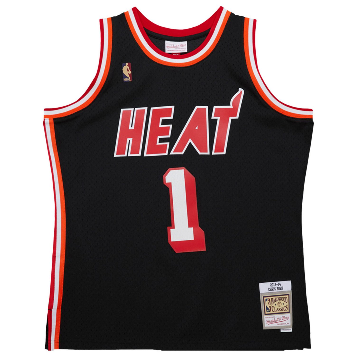 Mitchell  Ness Chris Bosh Miami Heat 2013 14 Hardwood Classics Swingman Jersey - view number 2