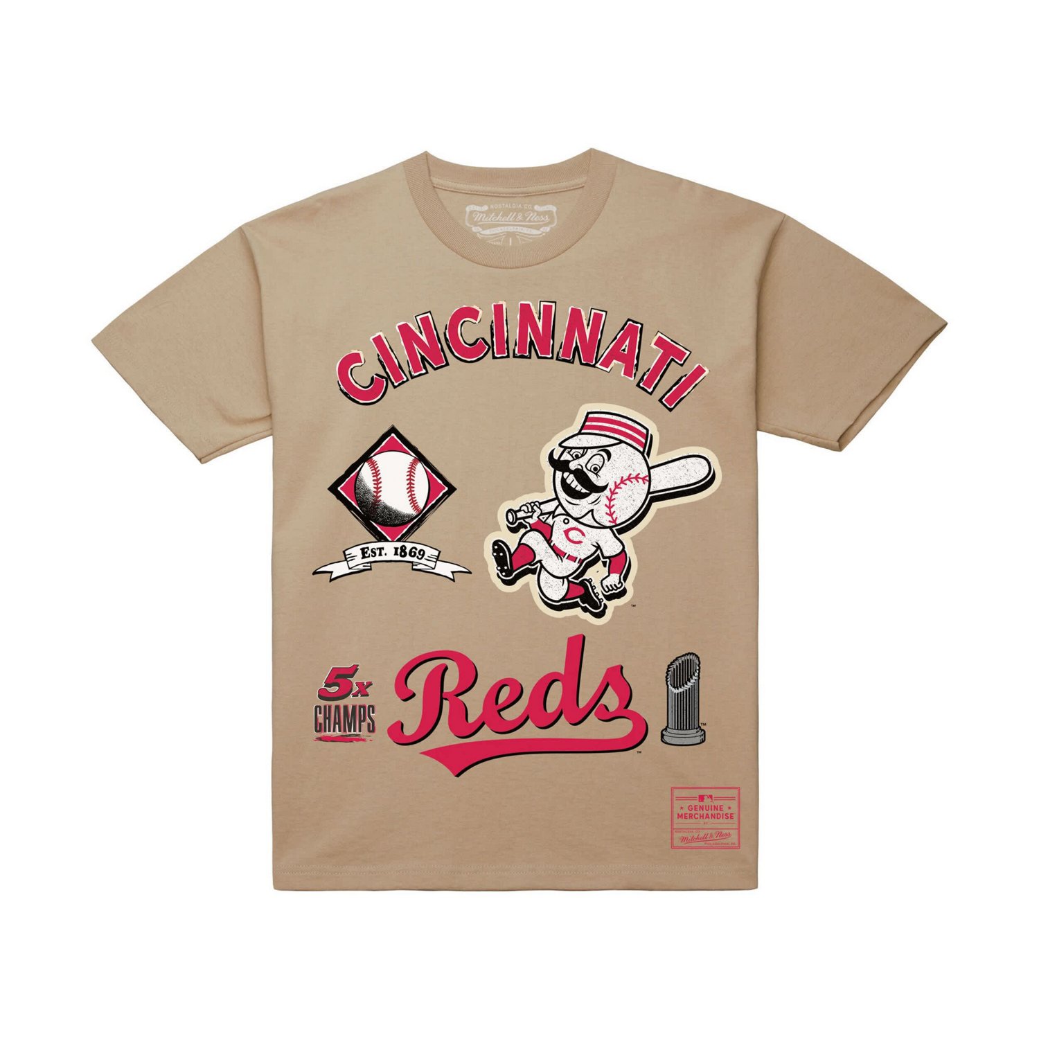 Mitchell  Ness Cincinnati Reds Legacy Defined T-Shirt - view number 2