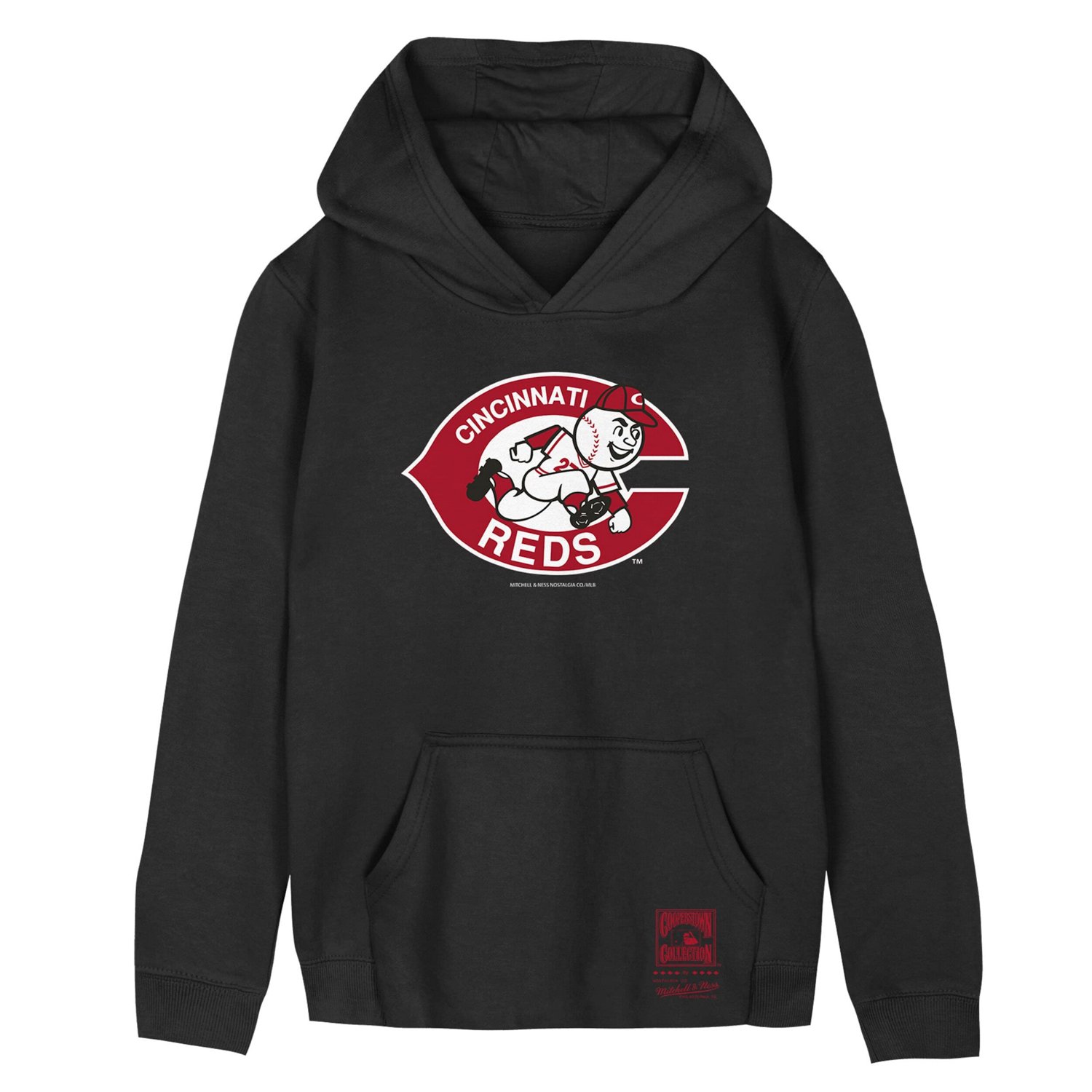 Mitchell  Ness Cincinnati Reds Retro Logo Hoodie