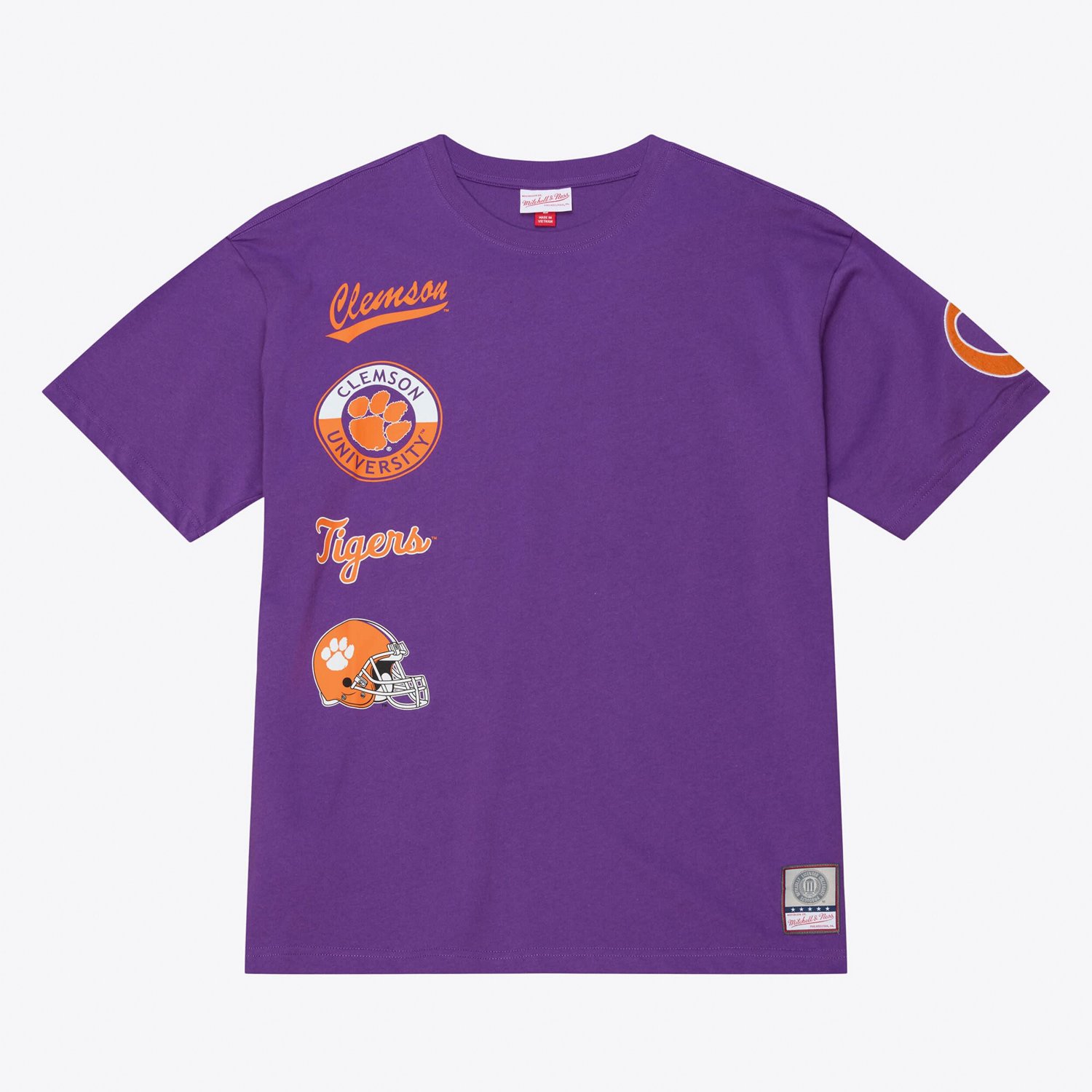 Mitchell  Ness Clemson Tigers Double Clutch Premium T-Shirt