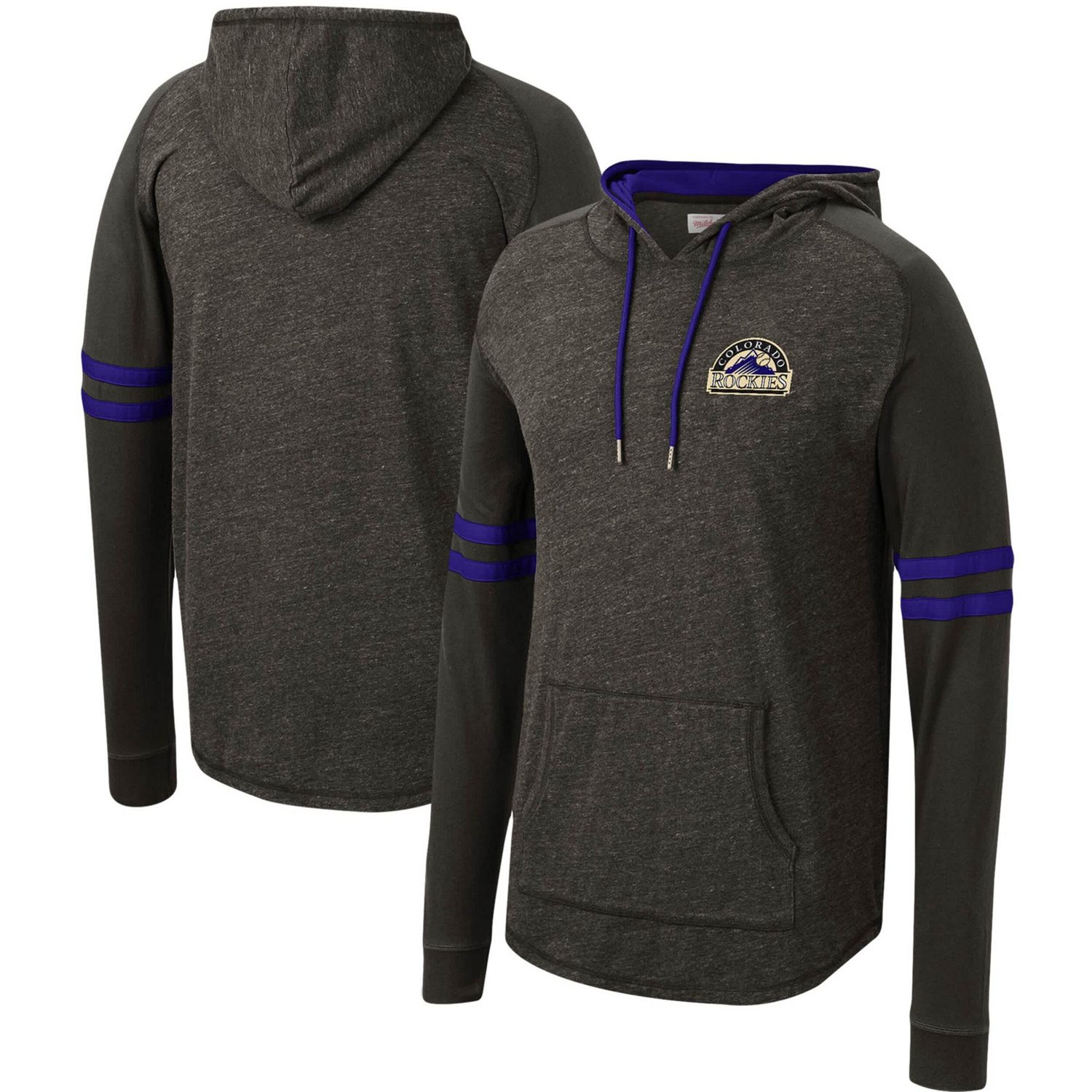 Mitchell  Ness Colorado Rockies Logo Lightweight Raglan Pullover Hoodie - view number 1