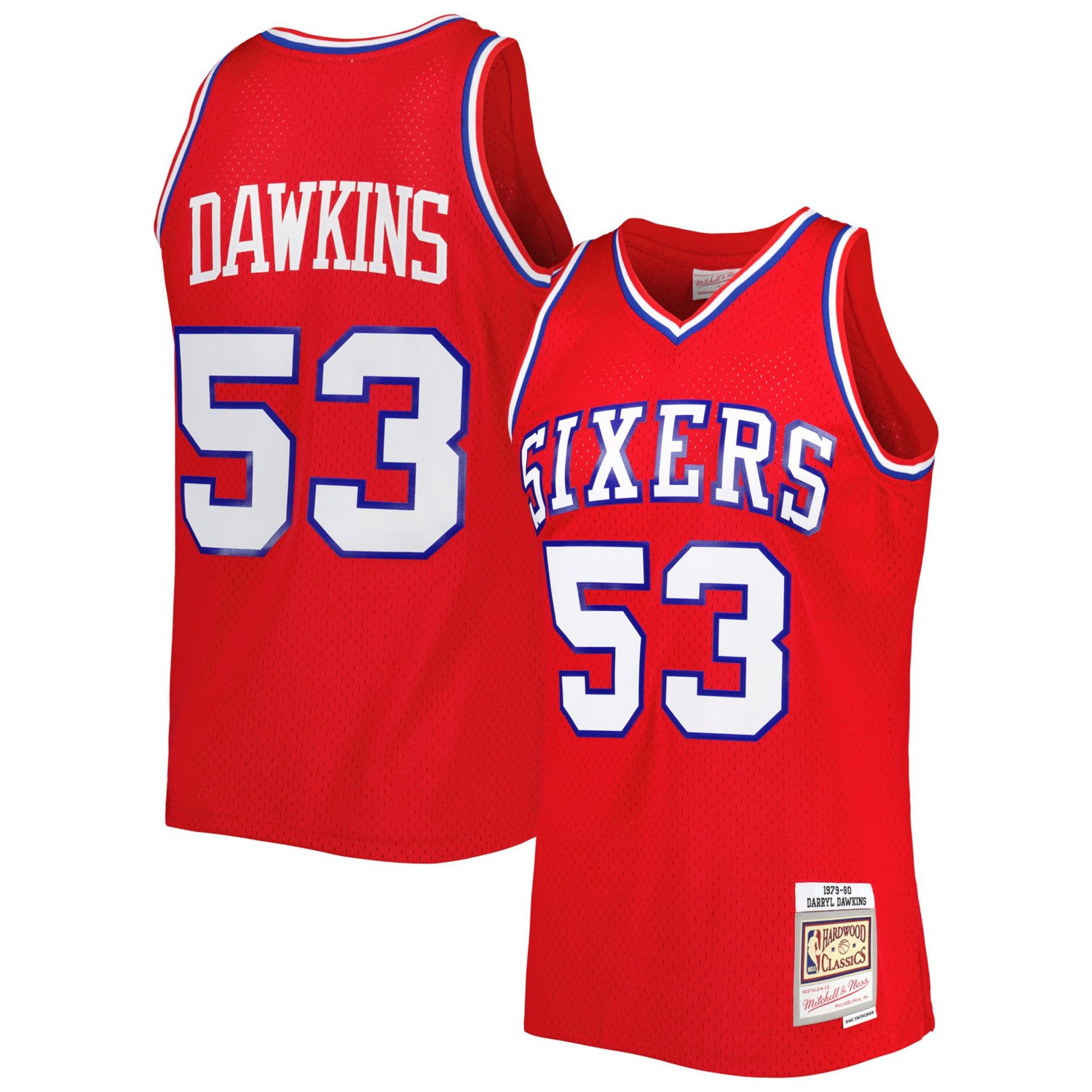 Mitchell  Ness Darryl Dawkins Philadelphia 76ers Hardwood Classics 1979/80 Swingman Jersey                                       - view number 1