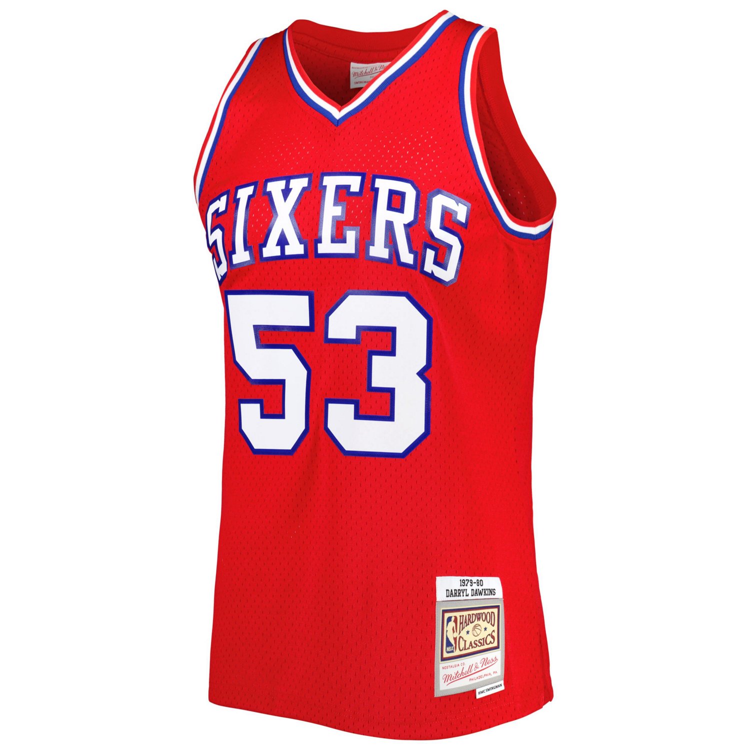 Mitchell  Ness Darryl Dawkins Philadelphia 76ers Hardwood Classics 1979/80 Swingman Jersey                                       - view number 2
