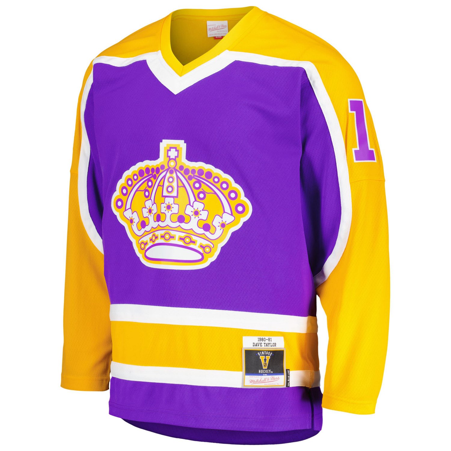 Mitchell  Ness Dave Taylor Los Angeles Kings 1980/81 Blue Line Player Jersey                                                     - view number 2