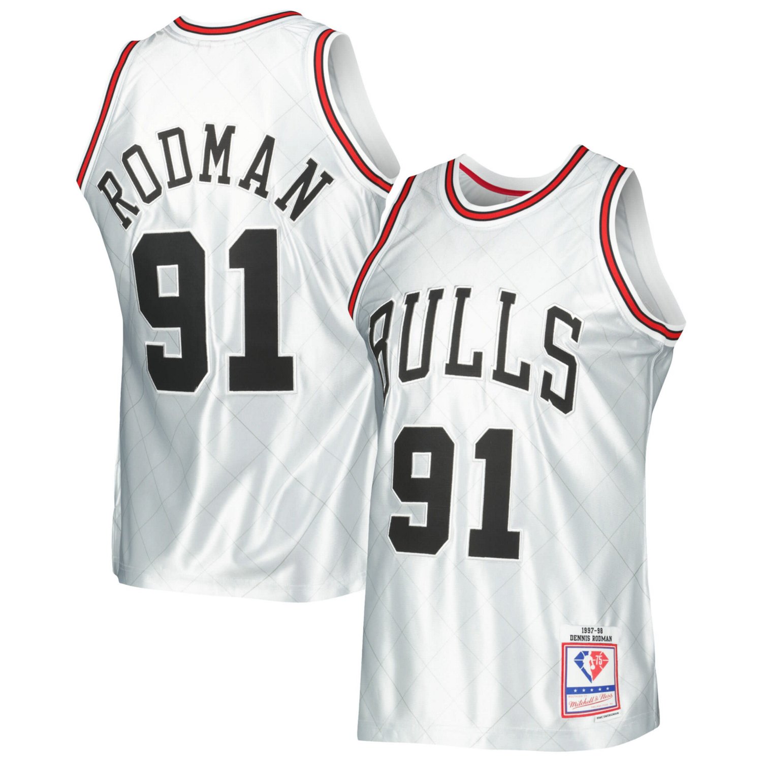 BULLS RODMAN ユニフォーム ミッチェル＆ネス Mitchell Ness Dennis Rodman Chicago Bulls 1997/98 Hardwood