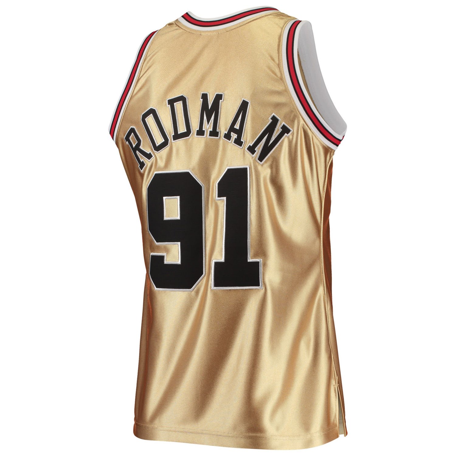 Mitchell  Ness Dennis Rodman Chicago Bulls 75th Anniversary 1997/98 Hardwood Classics Swingman Jersey                            - view number 3