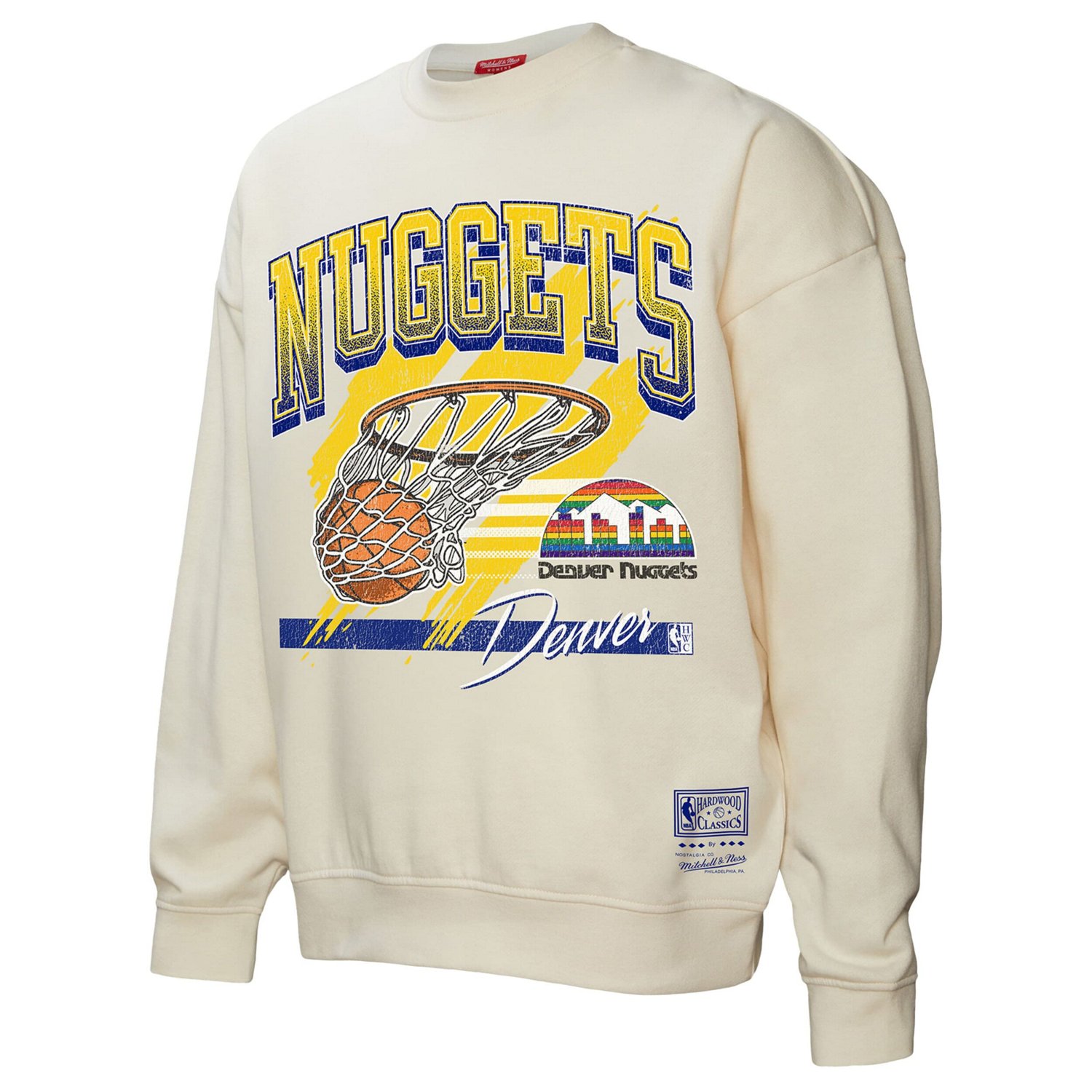 Mitchell  Ness Denver Nuggets Brush Bucket Pullover Sweatshirt - view number 2