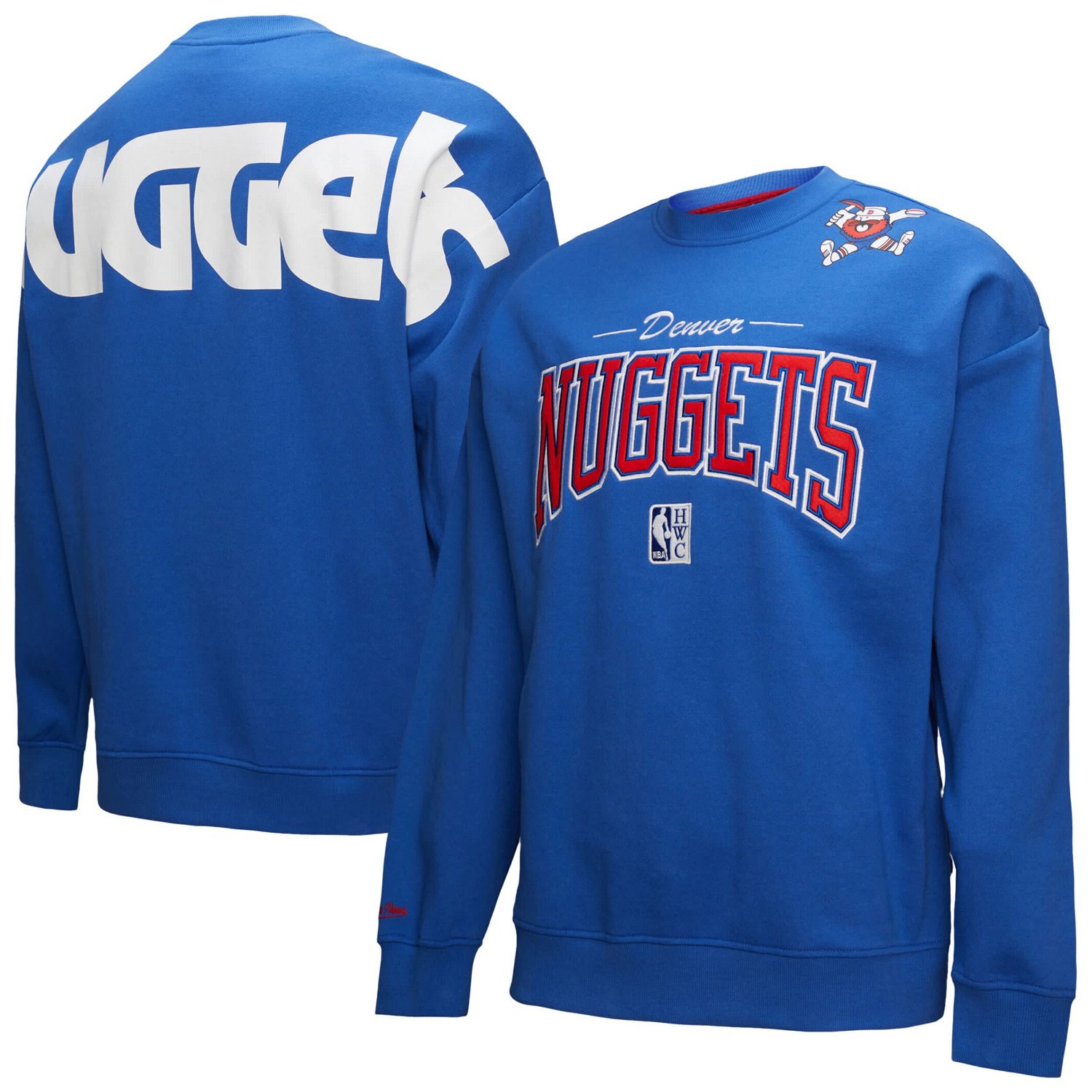 Mitchell  Ness Denver Nuggets Hardwood Classics There  Back 20 Vintage Pullover Sweatshirt