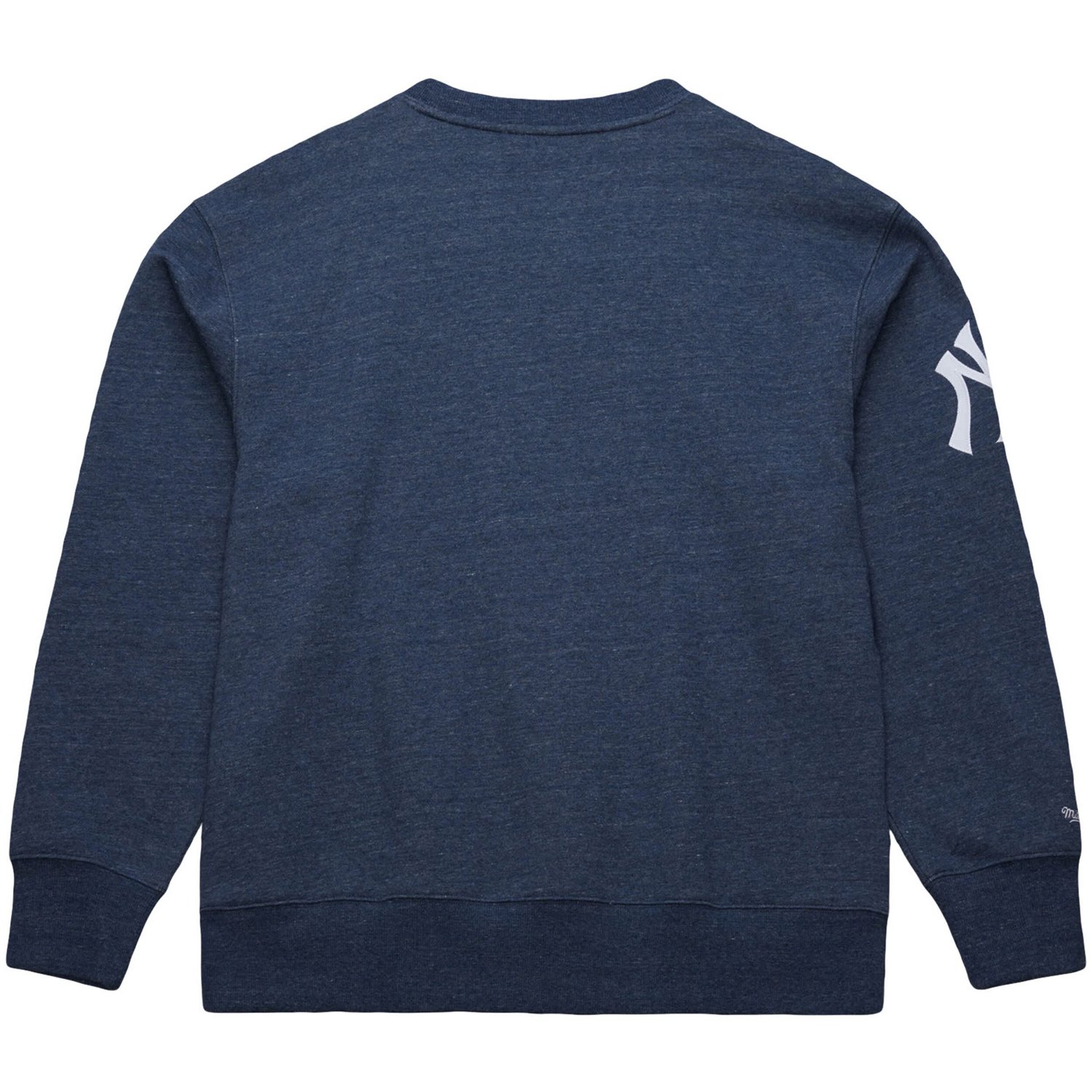 Mitchell  Ness Derek Jeter Heather New York Yankees Legends Collection Vintage Logo Fleece Name  Number Pullover Sweatshirt - view number 3