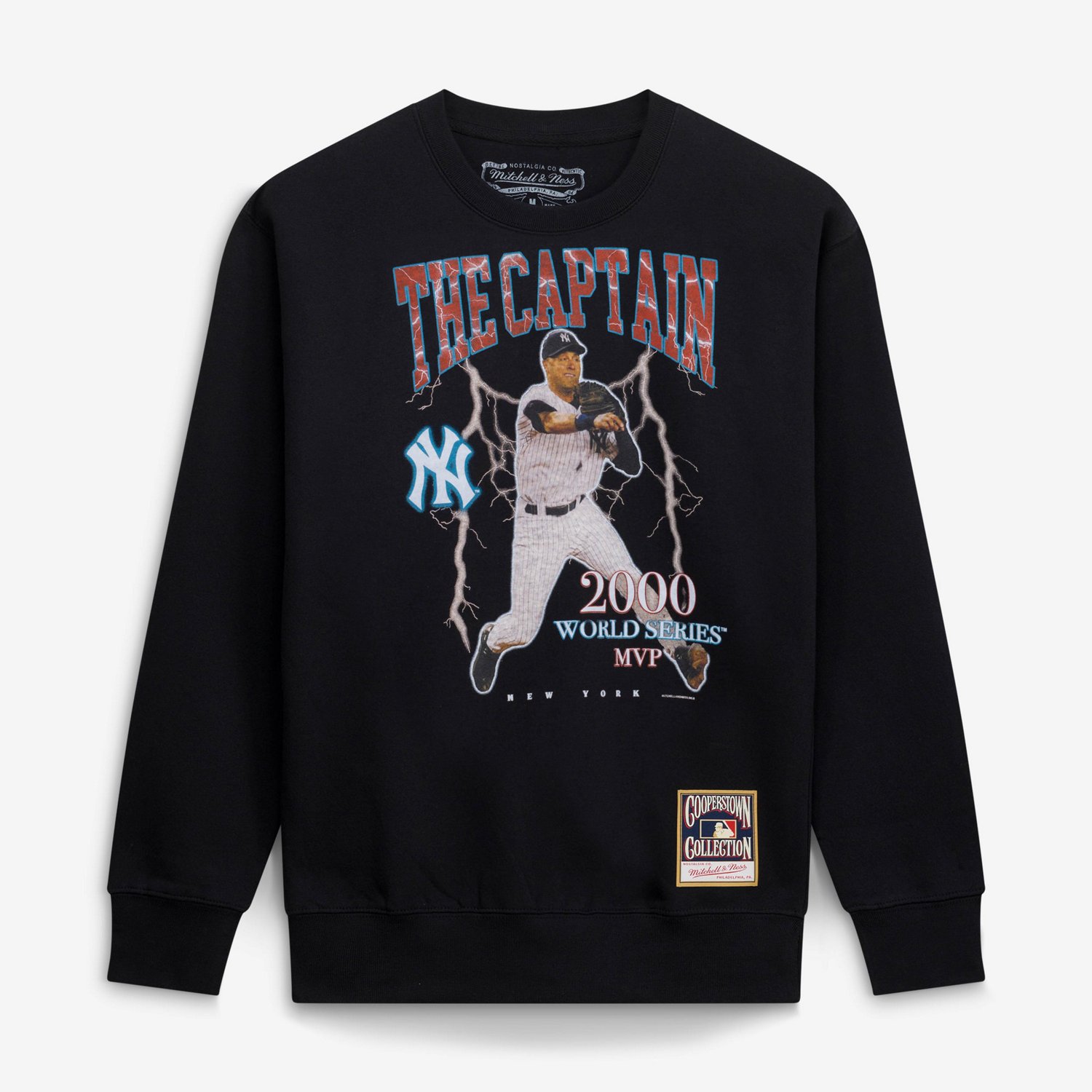 Mitchell  Ness Derek Jeter New York Yankees Cooperstown Collection Nickname Player Graphic Sweatshirt