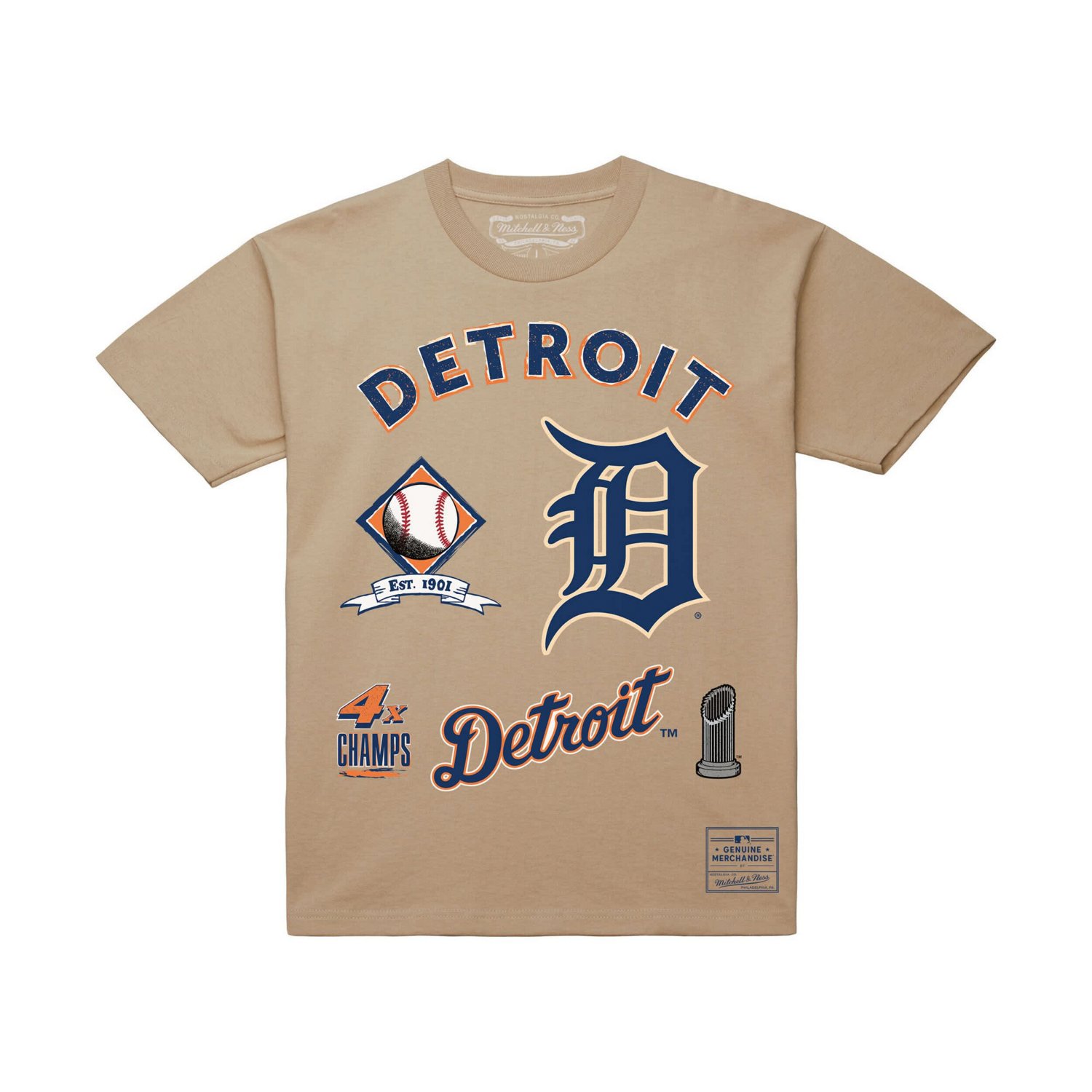 Mitchell  Ness Detroit Tigers Legacy Defined T-Shirt - view number 2