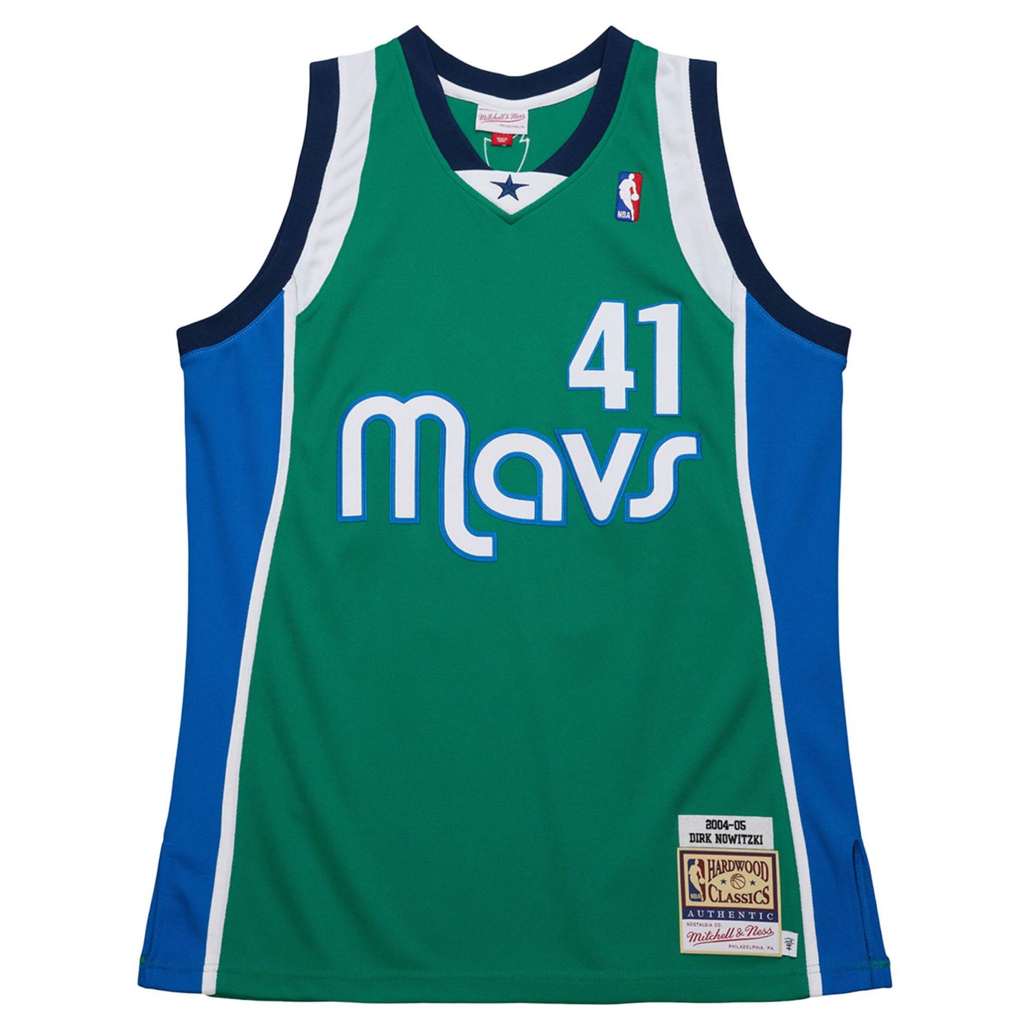 Mitchell  Ness Dirk Nowitzki Dallas Mavericks 2004/05 Hardwood Classics Authentic Jersey - view number 2
