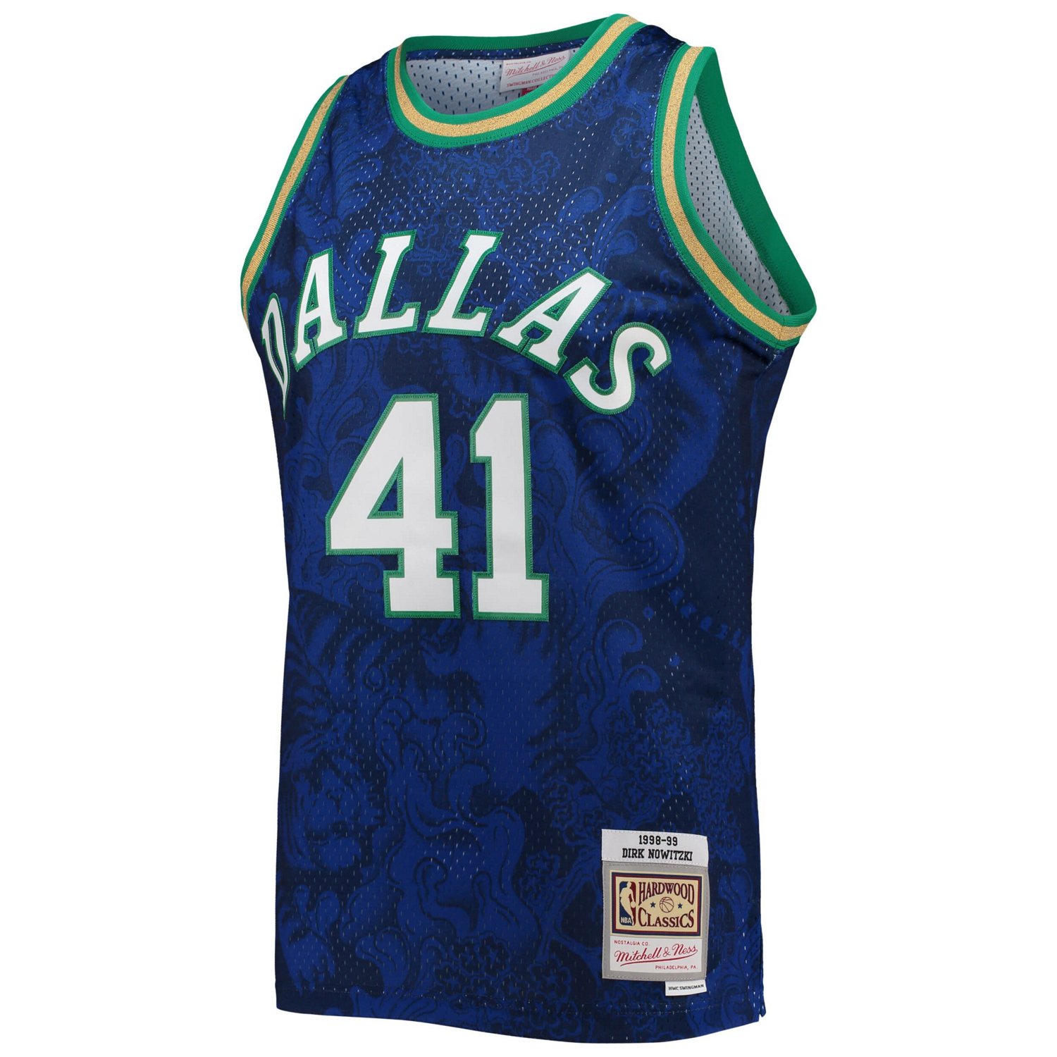Mitchell  Ness Dirk Nowitzki Dirk Nowitzki Hardwood Classics 1998/99 Lunar New Year Swingman Jersey - view number 2