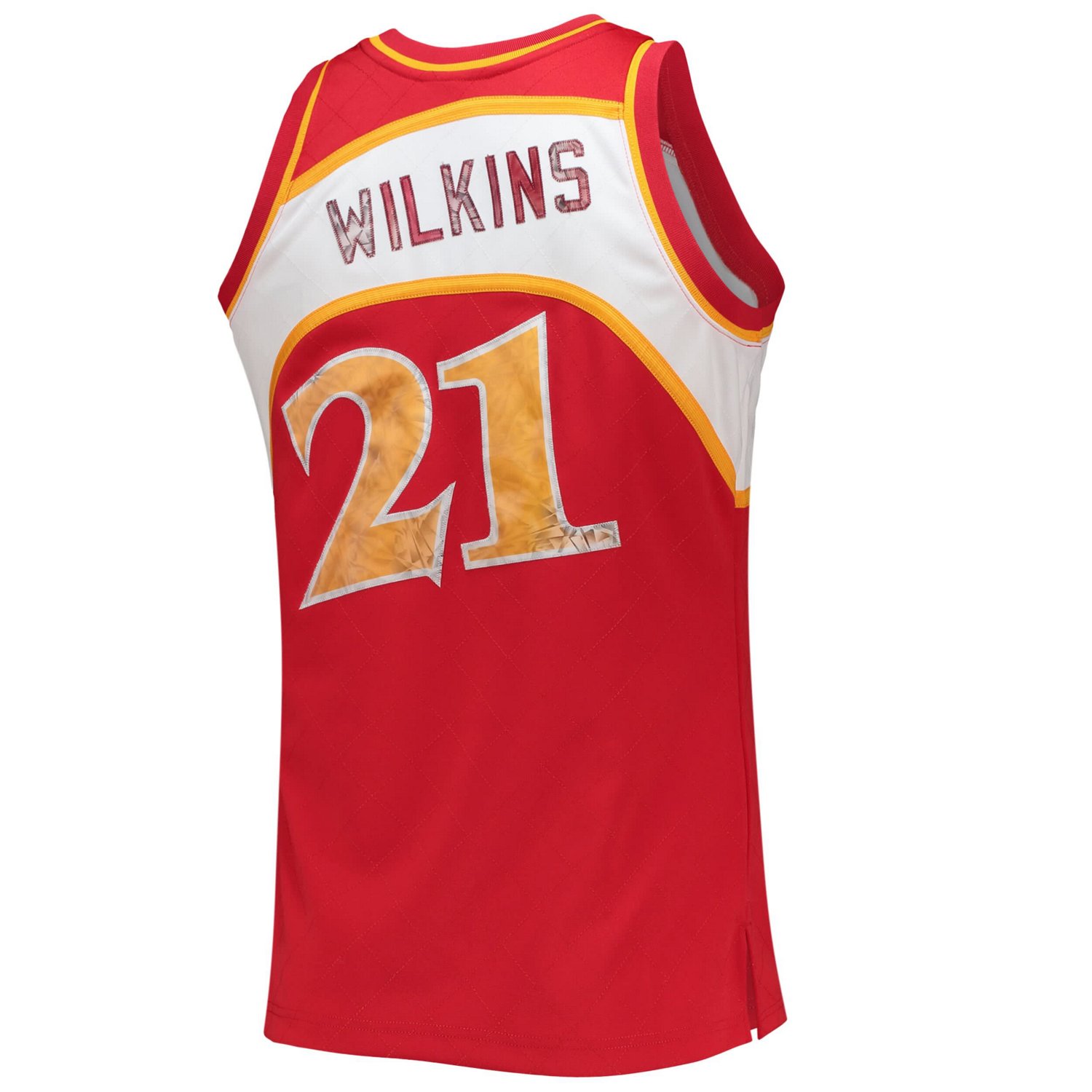 Mitchell  Ness Dominique Wilkins Atlanta Hawks 1986/87 Hardwood Classics NBA 75th Anniversary Diamond Swingman Jersey            - view number 3
