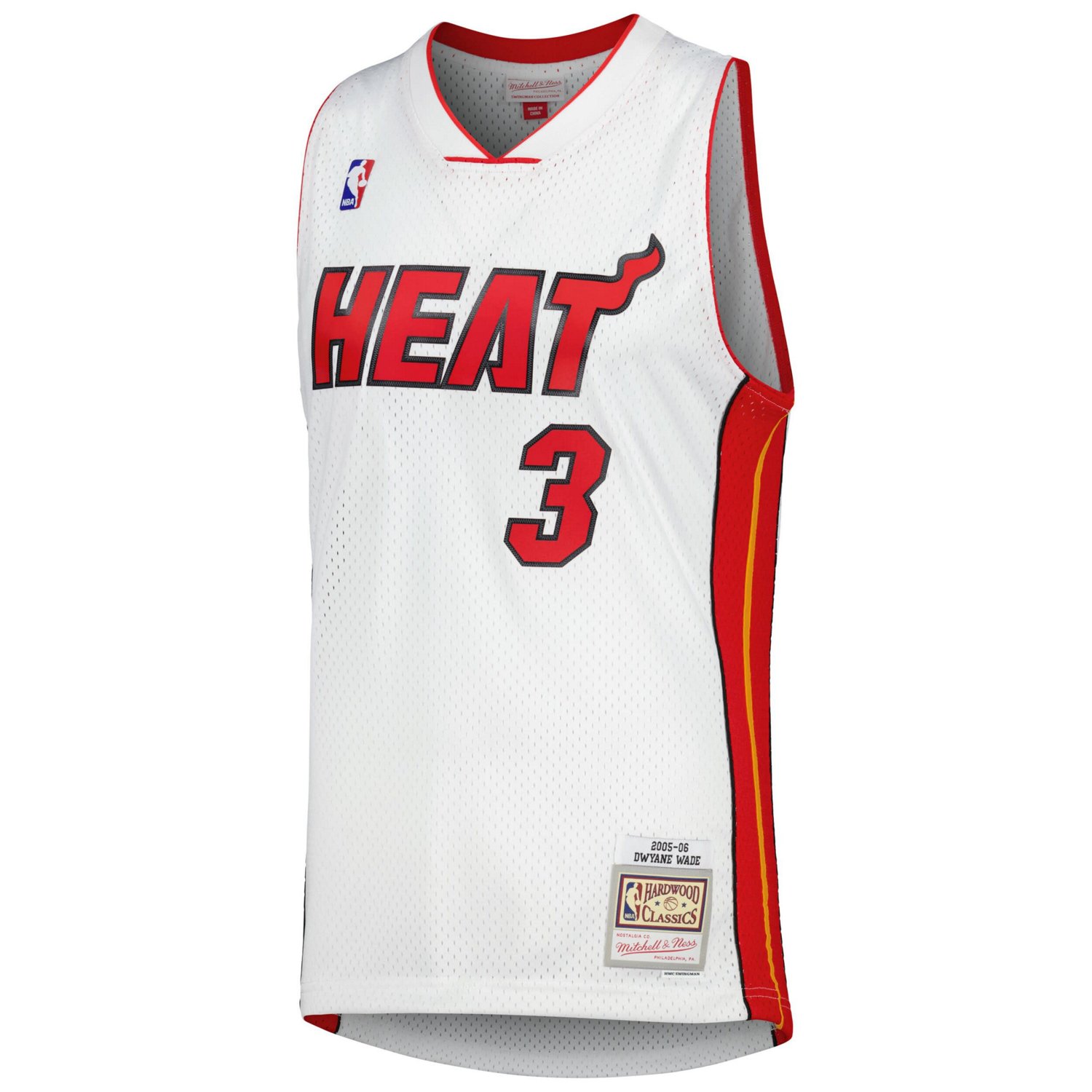 Mitchell  Ness Dwyane Wade Miami Heat 2001/02 Hardwood Classics Swingman Jersey                                                  - view number 2